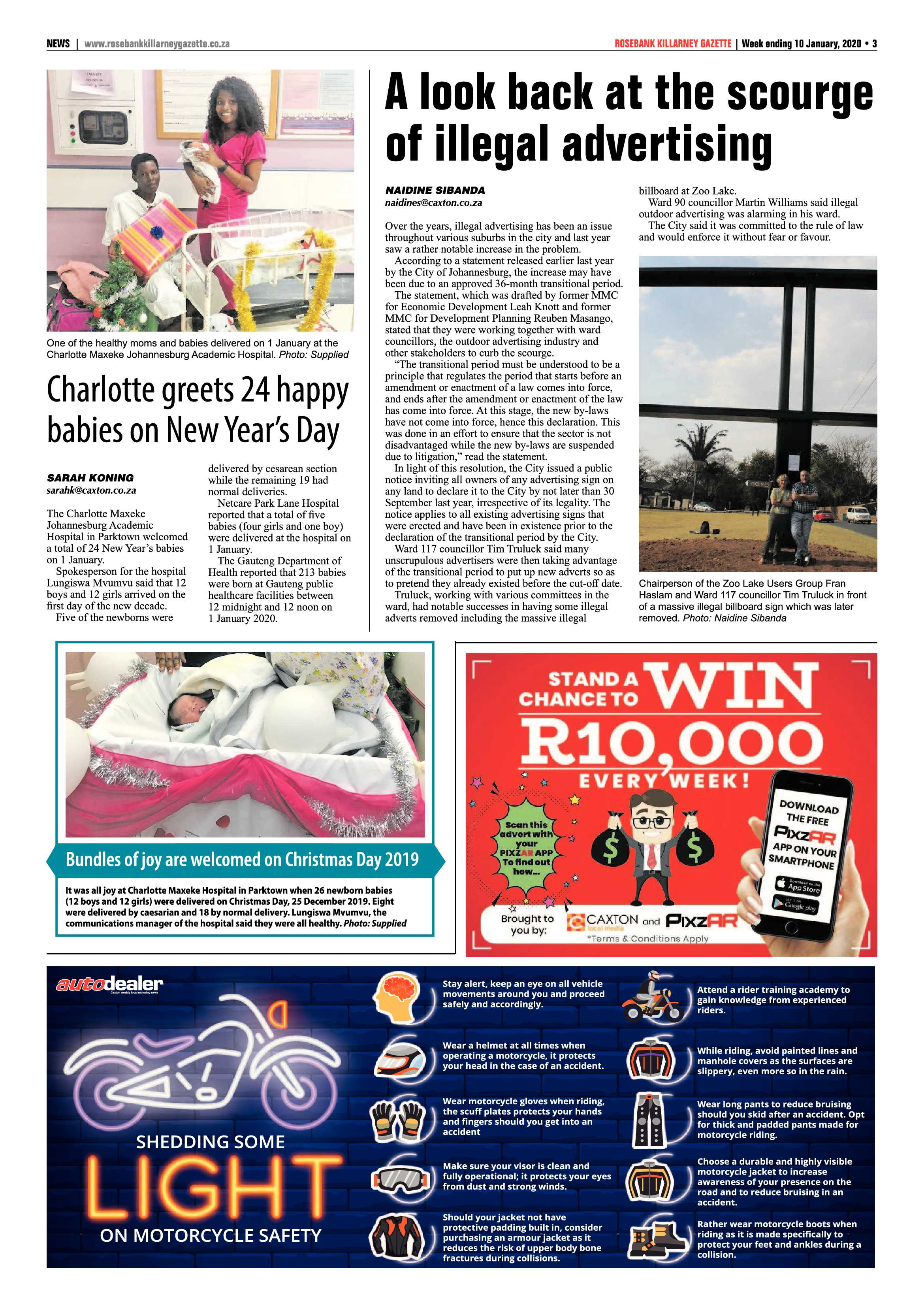 Rosebank Killarney Gazette 10 January 2020 page 3