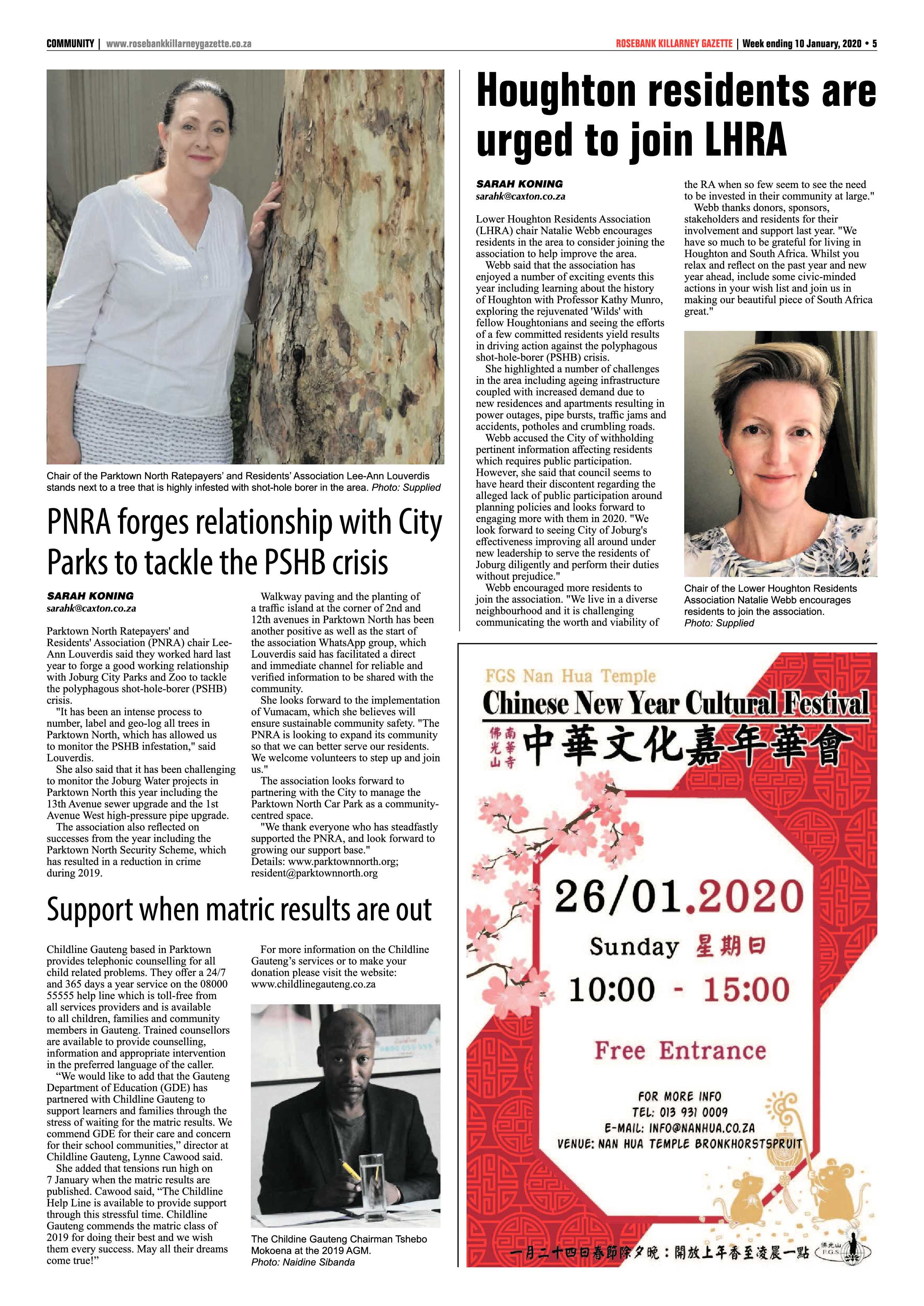 Rosebank Killarney Gazette 10 January 2020 page 5