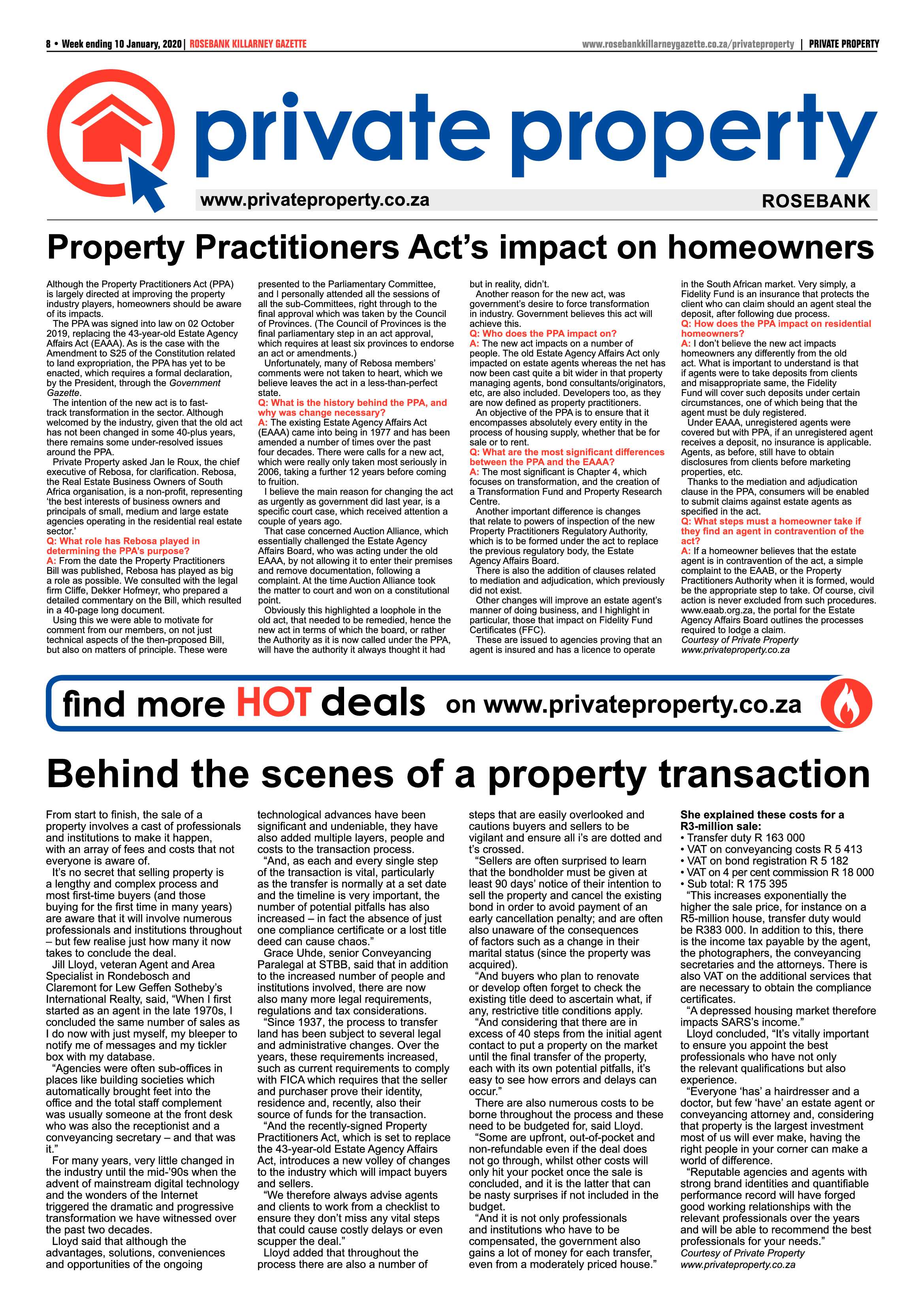 Rosebank Killarney Gazette 10 January 2020 page 8