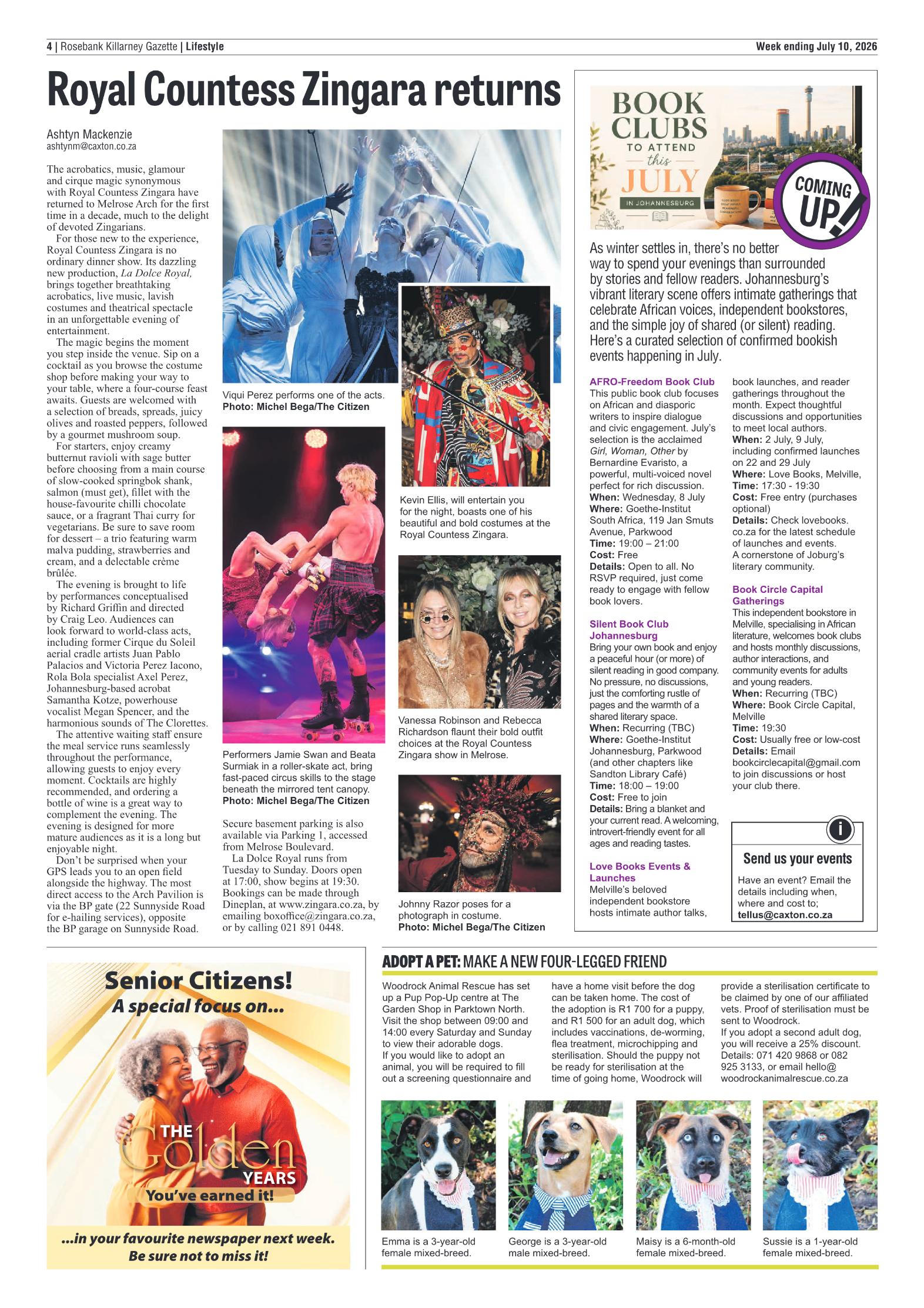 Rosebank Killarney Gazette 10 July 2026 page 4