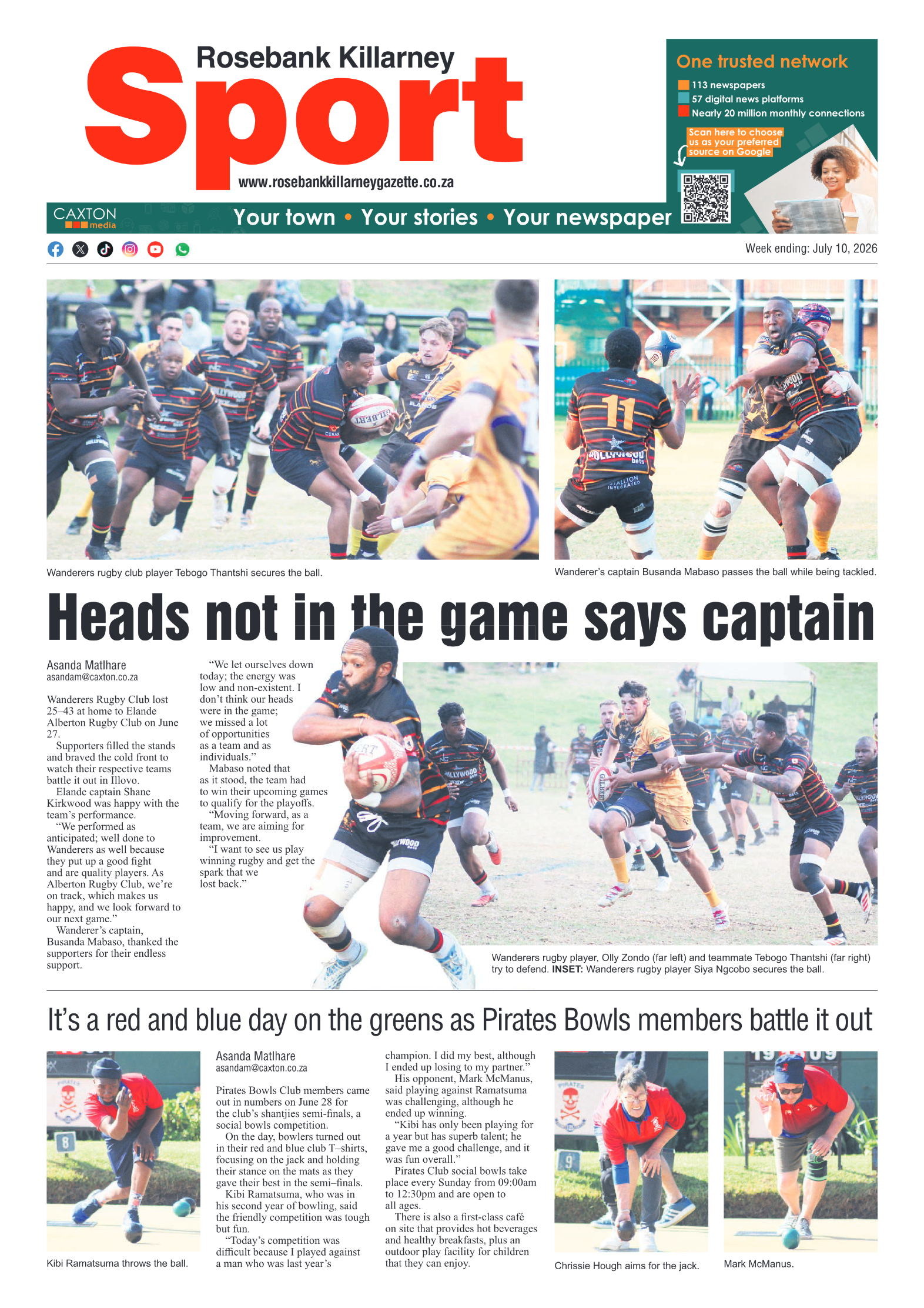 Rosebank Killarney Gazette 10 July 2026 page 8