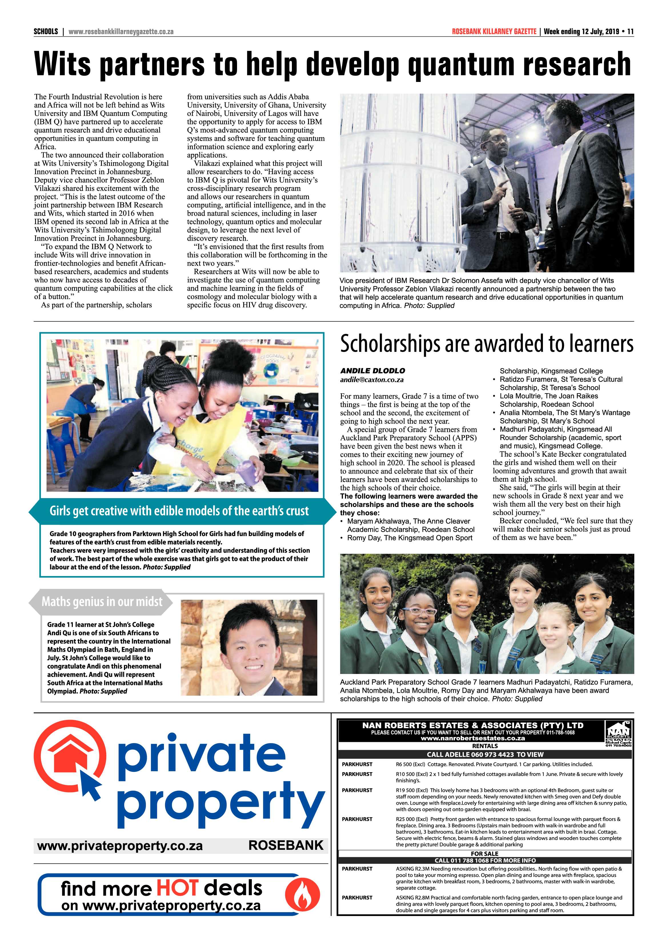 Rosebank Killarney Gazette 10 July, 2019 page 11