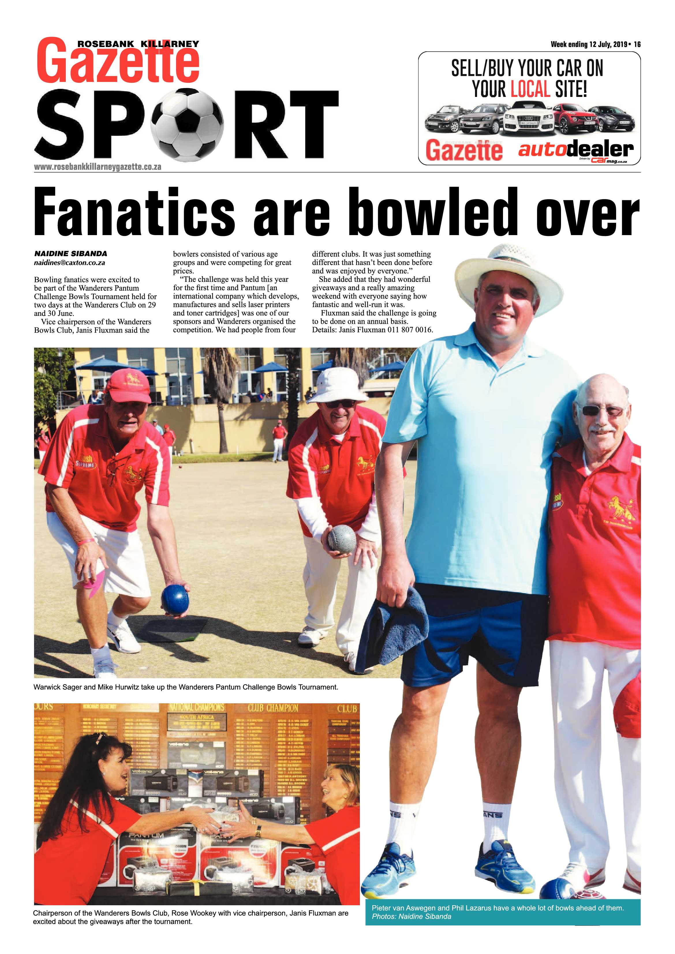 Rosebank Killarney Gazette 10 July, 2019 page 16