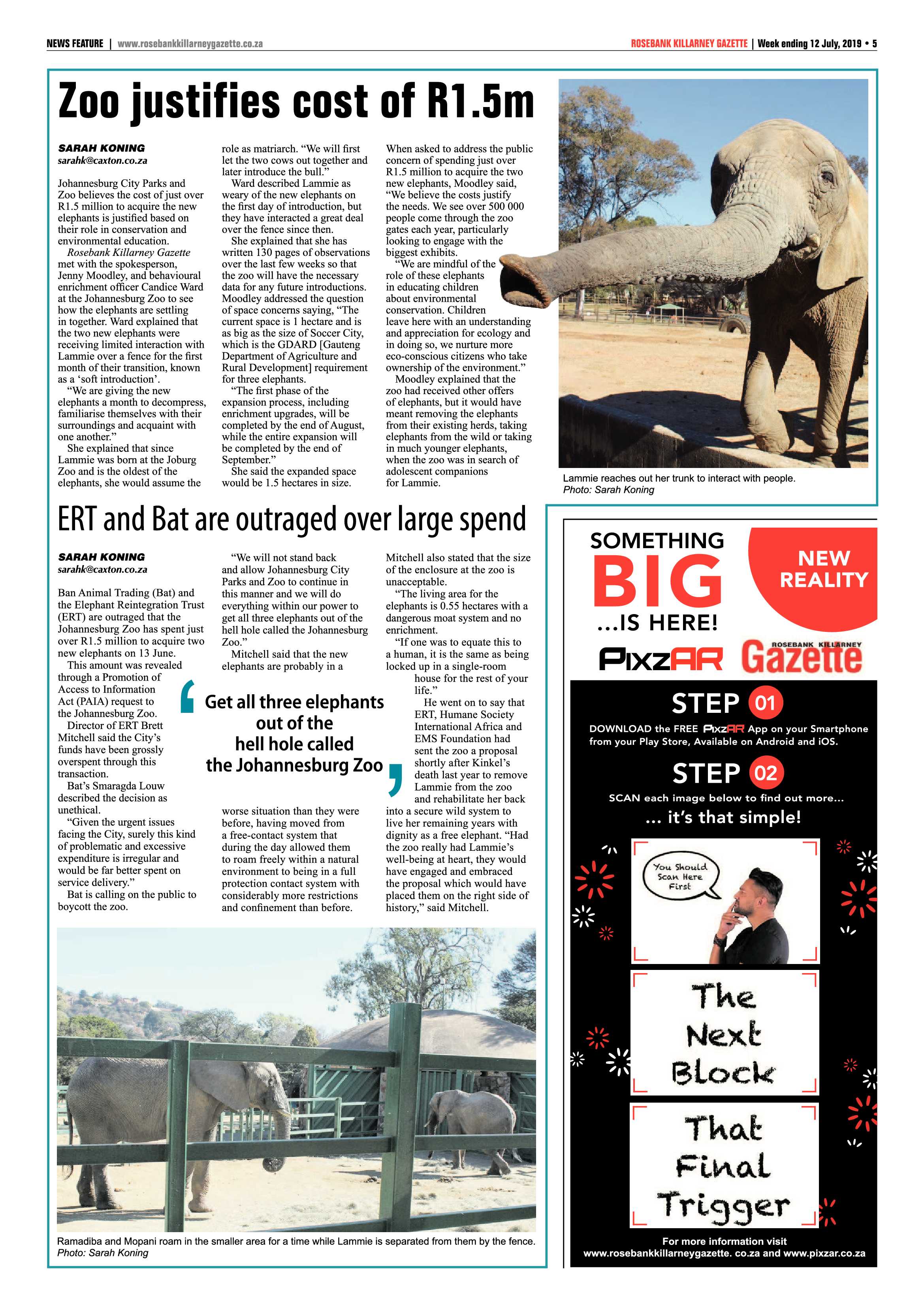 Rosebank Killarney Gazette 10 July, 2019 page 5