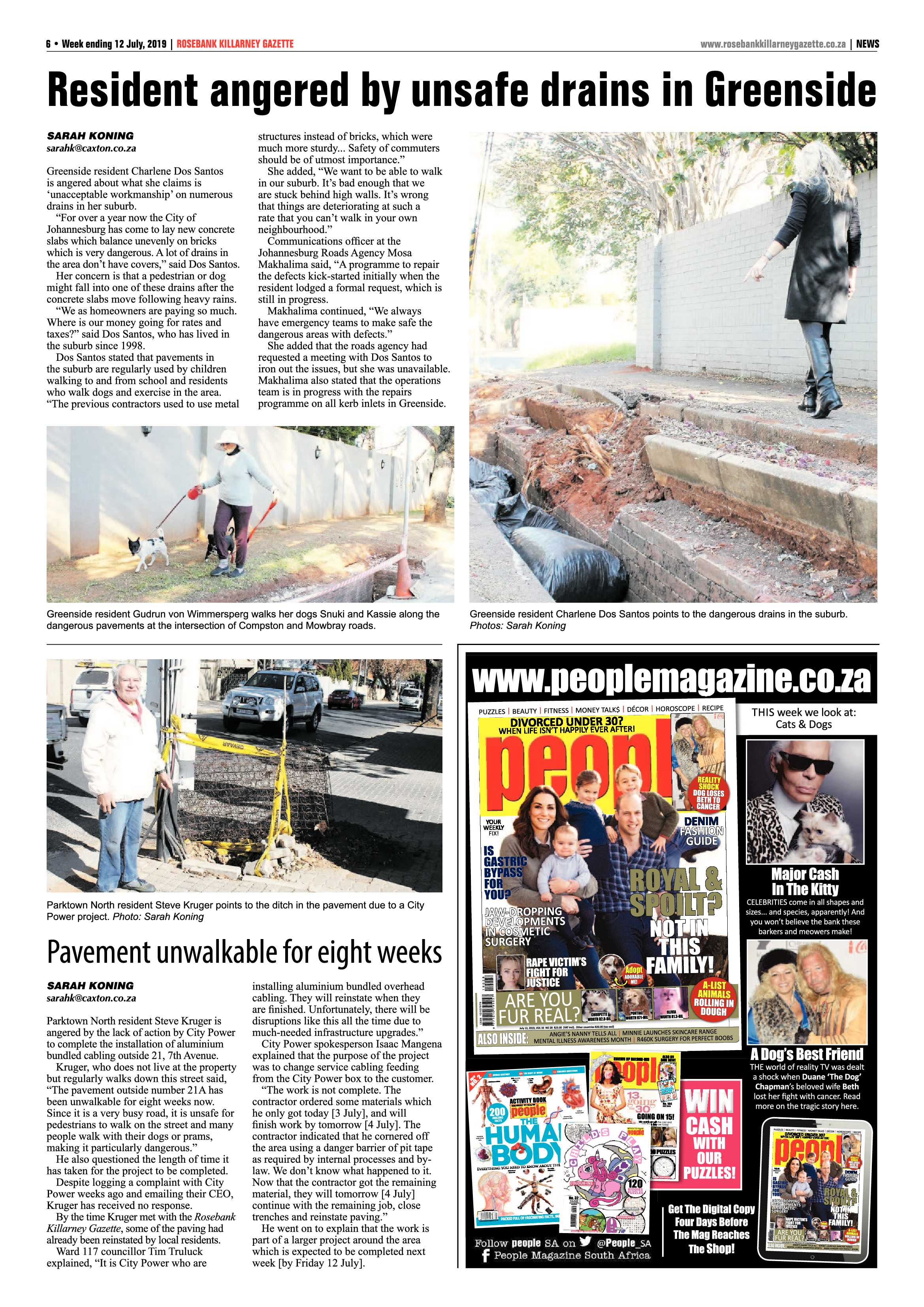 Rosebank Killarney Gazette 10 July, 2019 page 6