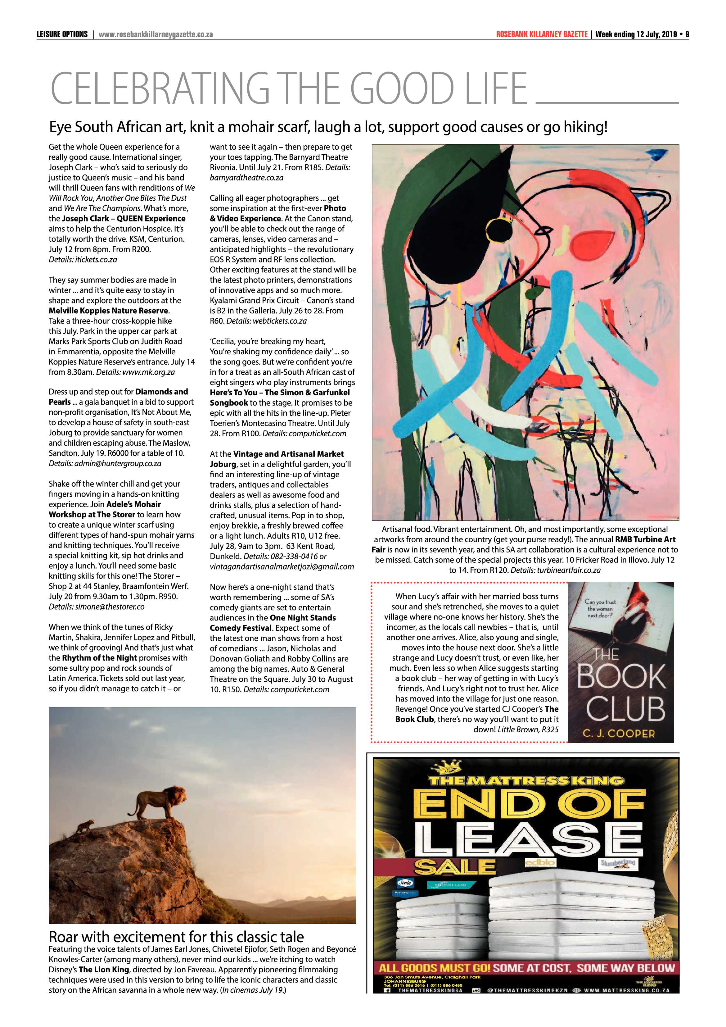 Rosebank Killarney Gazette 10 July, 2019 page 9