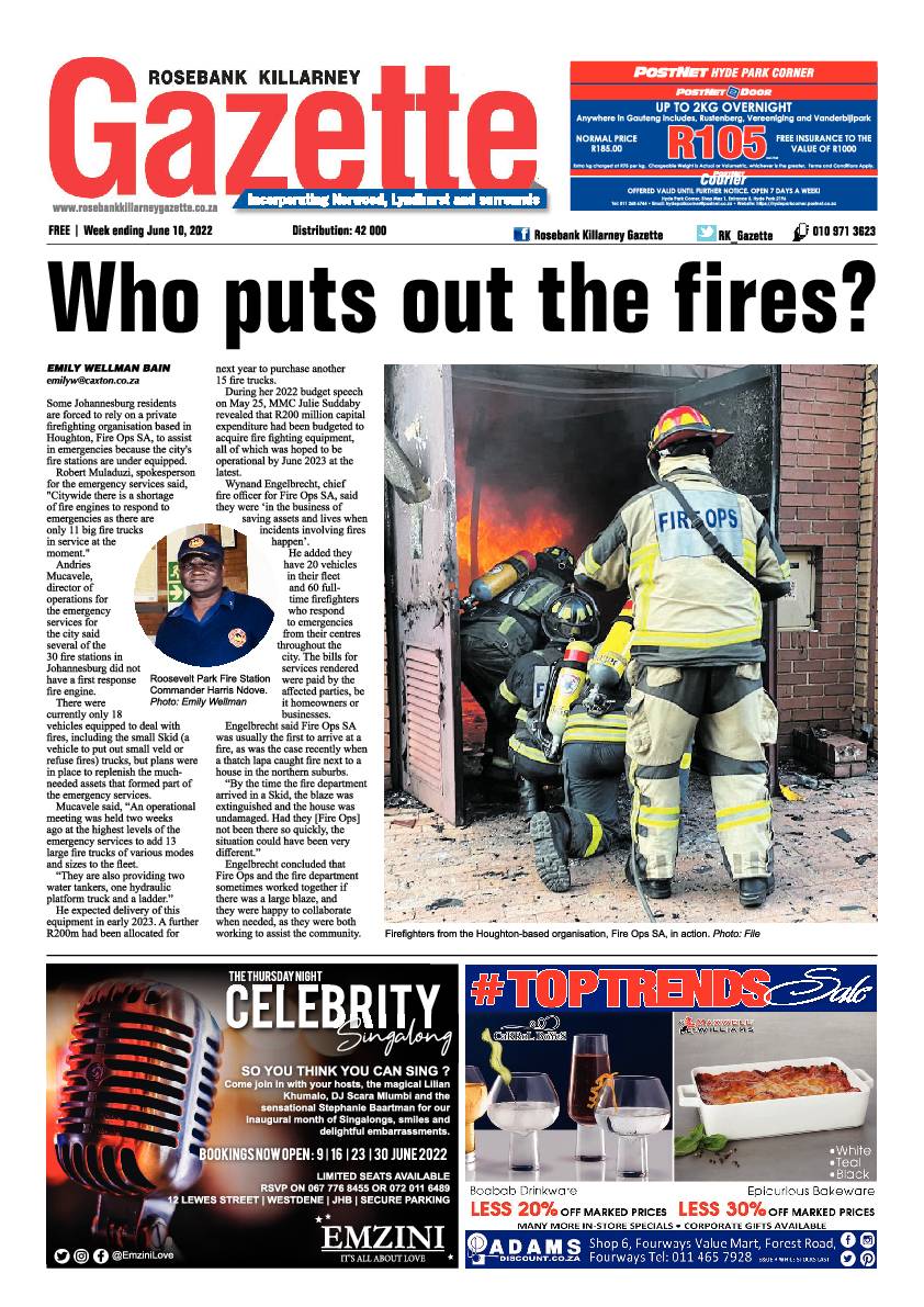 Rosebank Killarney Gazette 10 June 2022 page 1