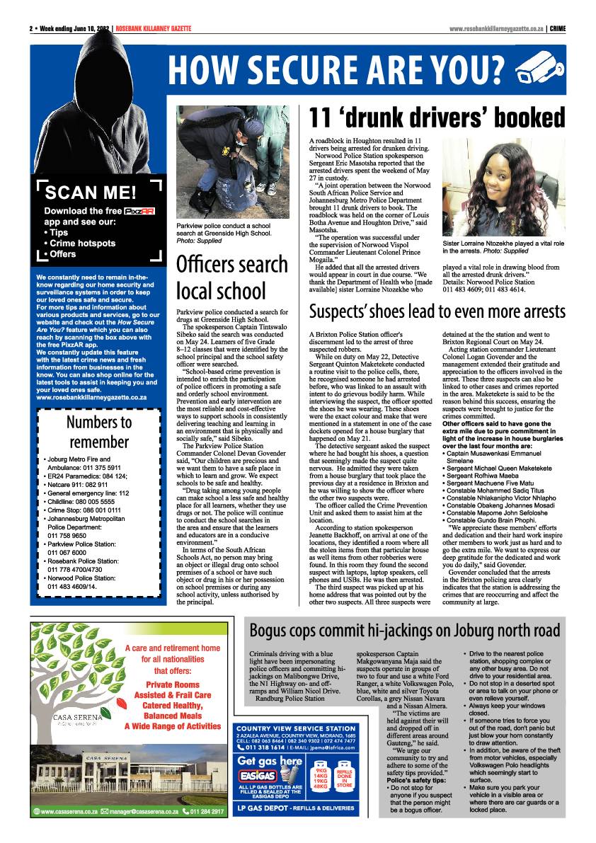 Rosebank Killarney Gazette 10 June 2022 page 2