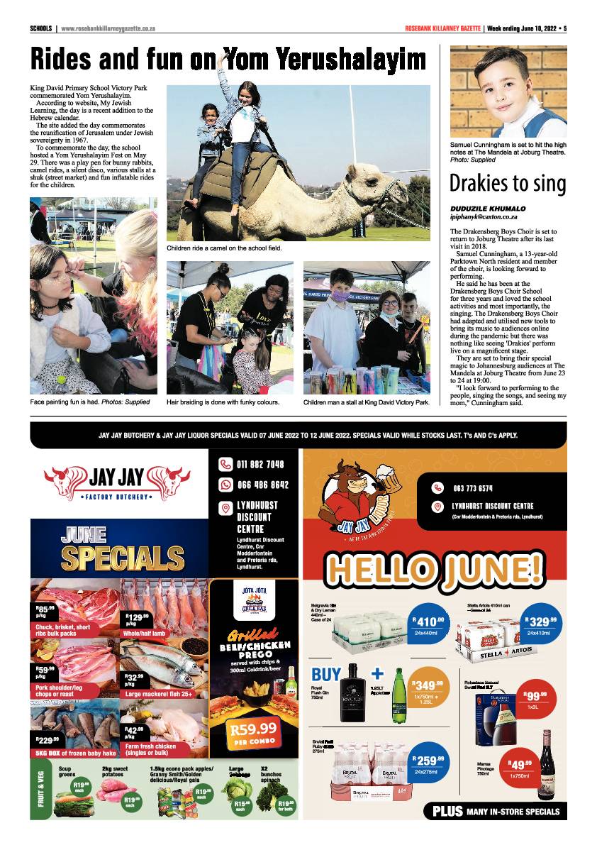 Rosebank Killarney Gazette 10 June 2022 page 5