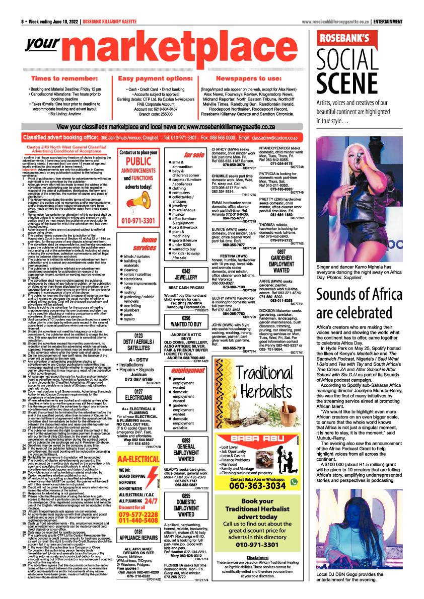 Rosebank Killarney Gazette 10 June 2022 page 6