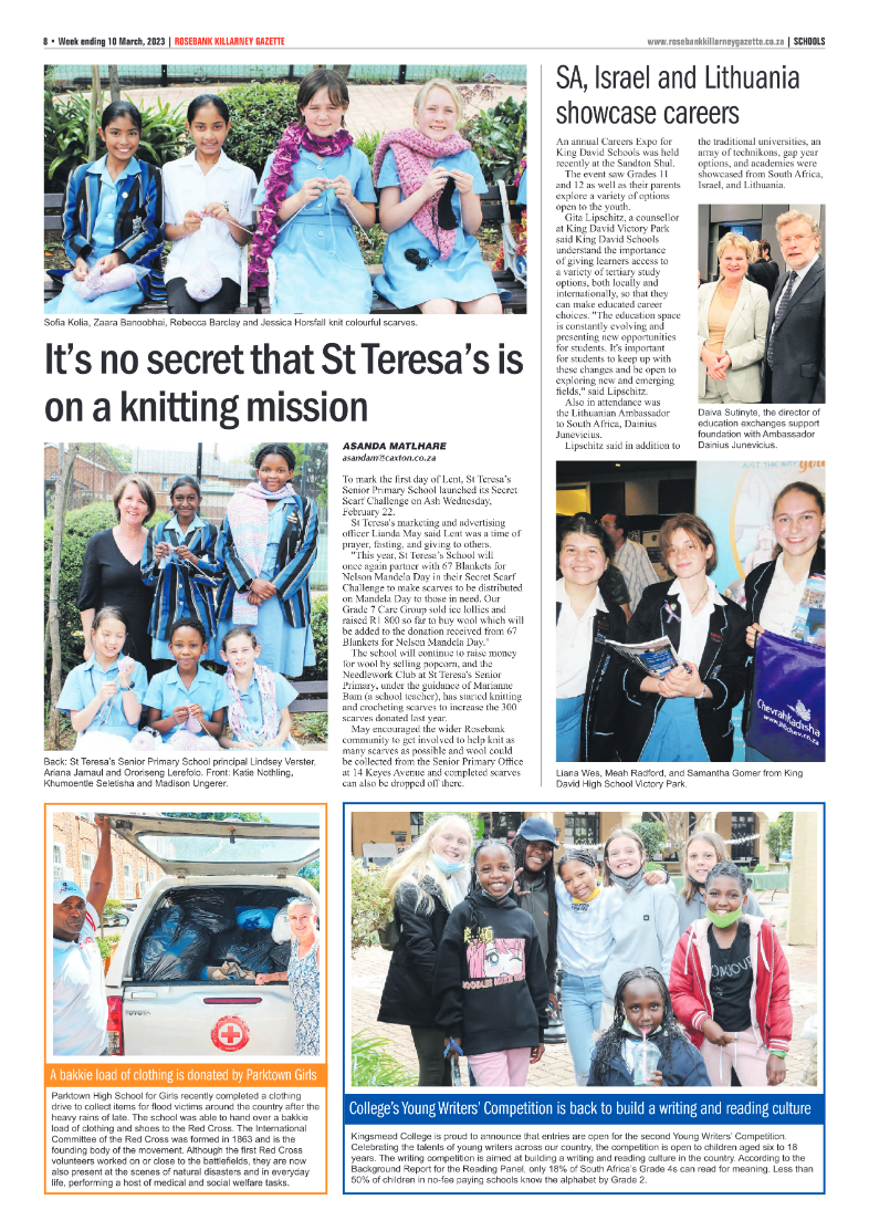 Rosebank Killarney Gazette 10 March 2023 page 8