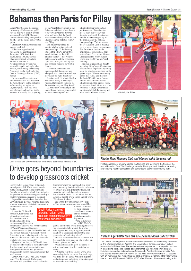 Rosebank Killarney Gazette 10 May 2024 page 11