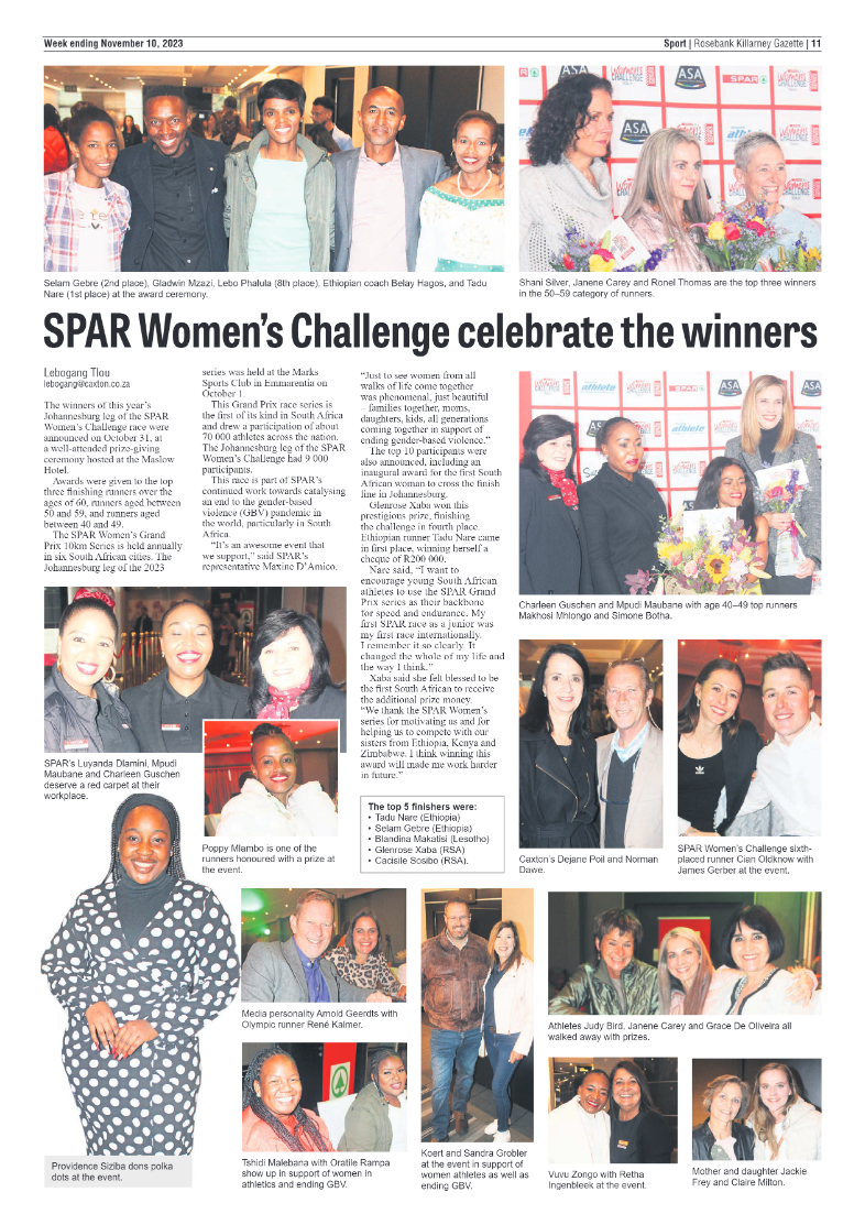 Rosebank Killarney Gazette 10 November 2023 page 11