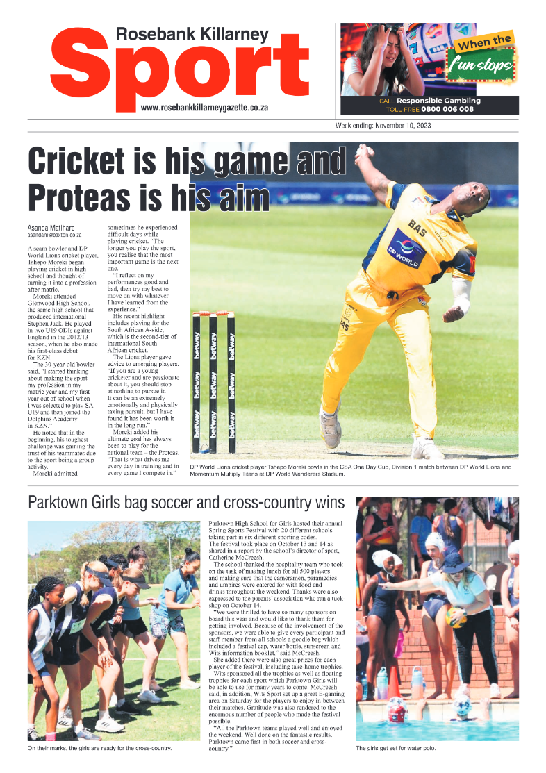 Rosebank Killarney Gazette 10 November 2023 page 12