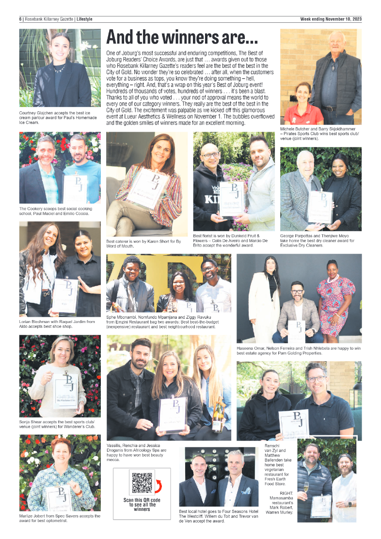 Rosebank Killarney Gazette 10 November 2023 page 6
