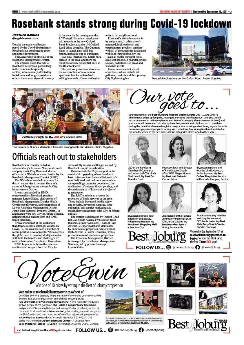 Rosebank Killarney Gazette 10 September 2021 page 3