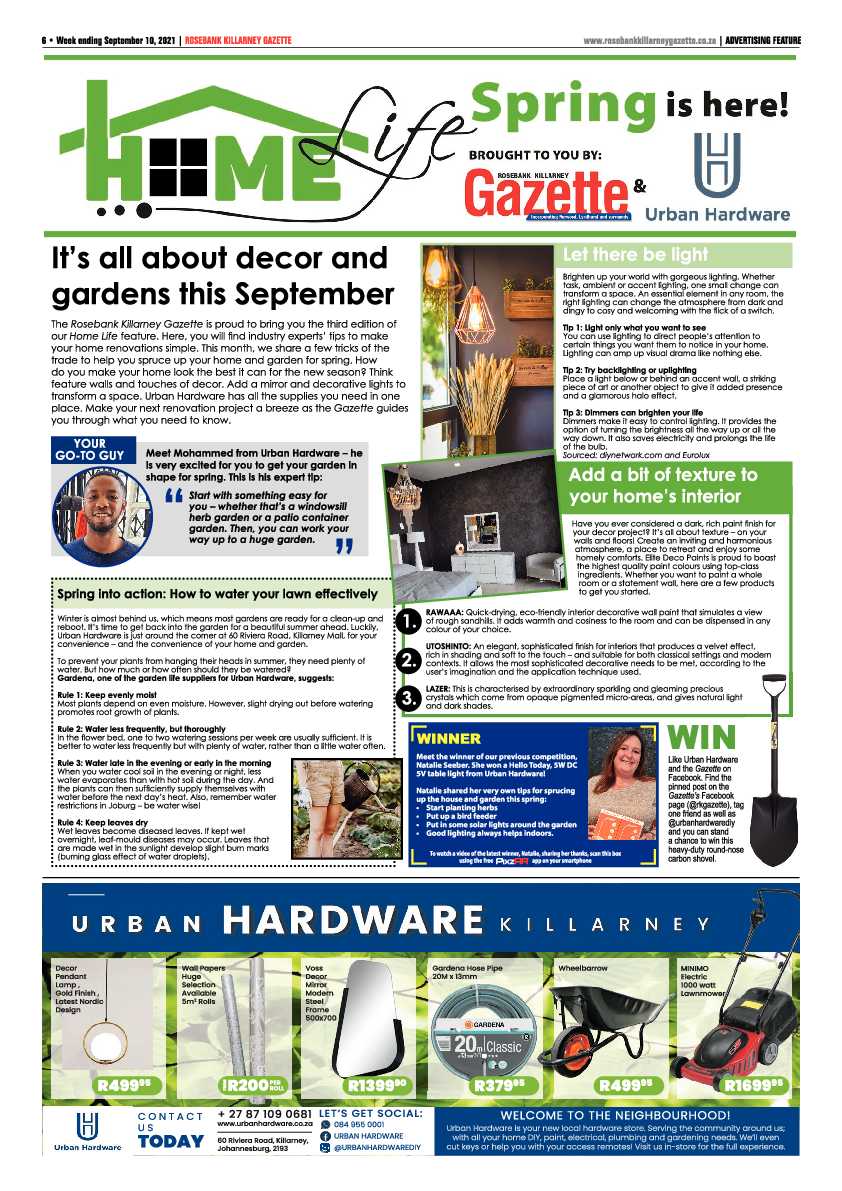 Rosebank Killarney Gazette 10 September 2021 page 6