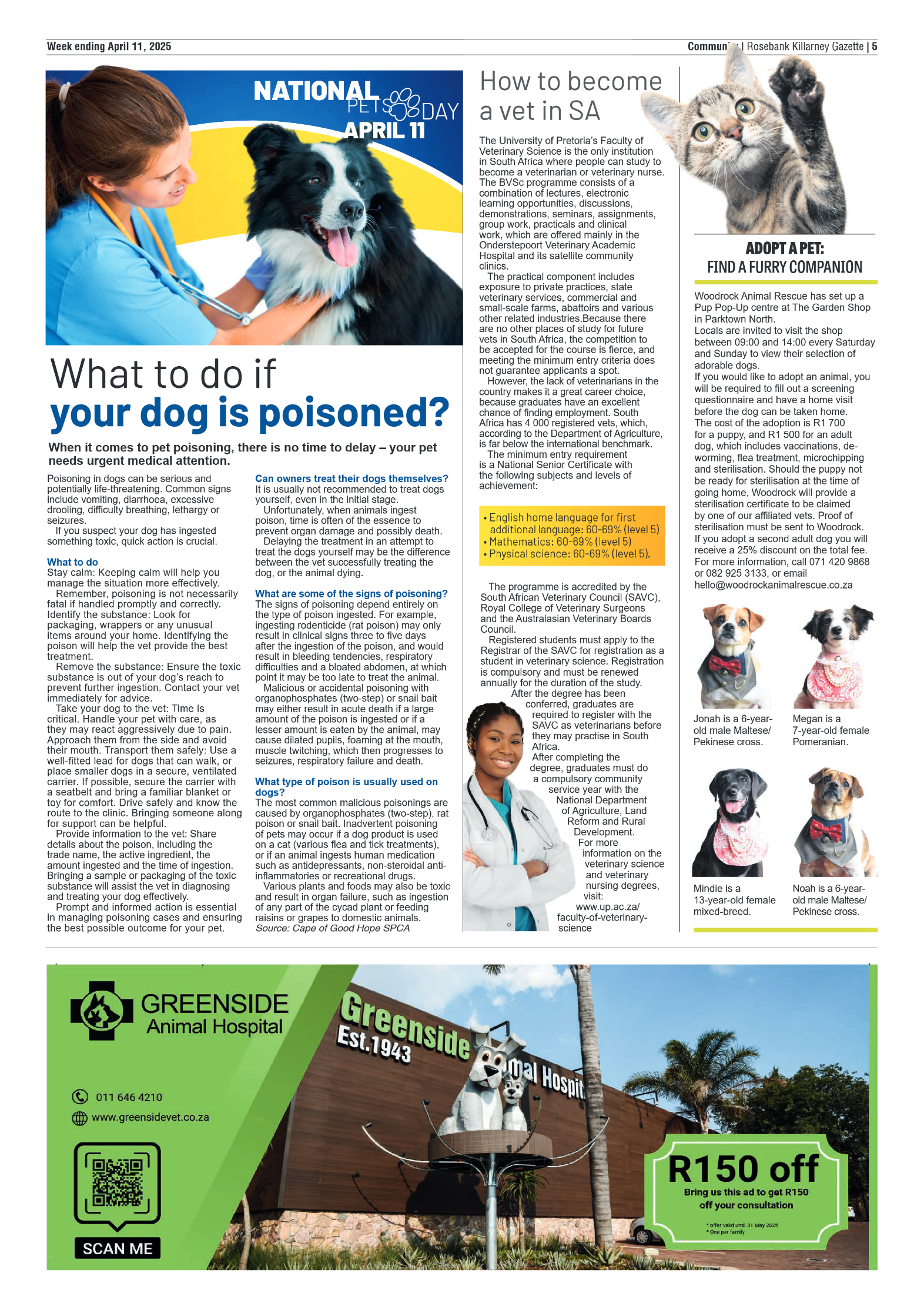 Rosebank Killarney Gazette 11 April 2025 page 5
