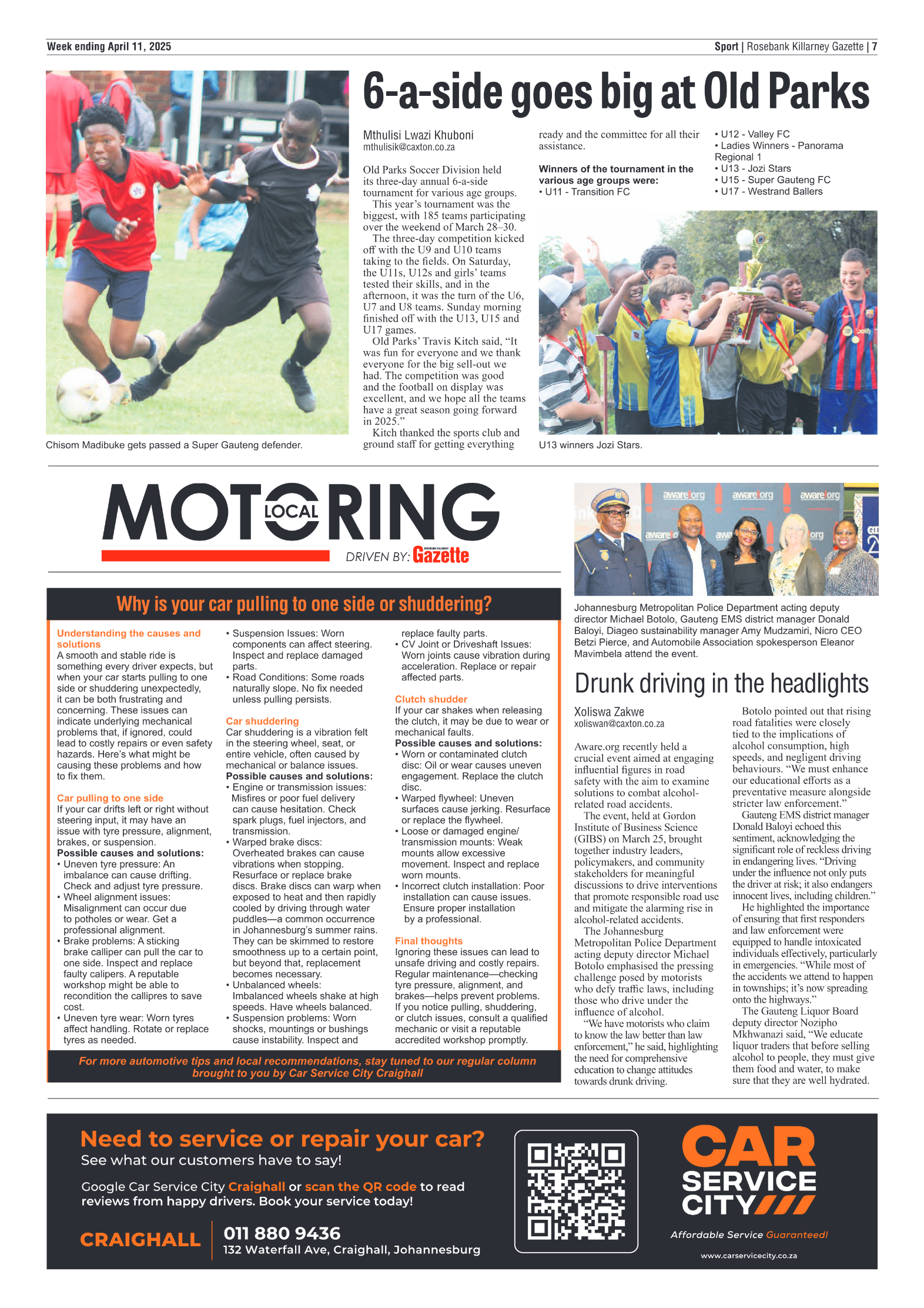 Rosebank Killarney Gazette 11 April 2025 page 7