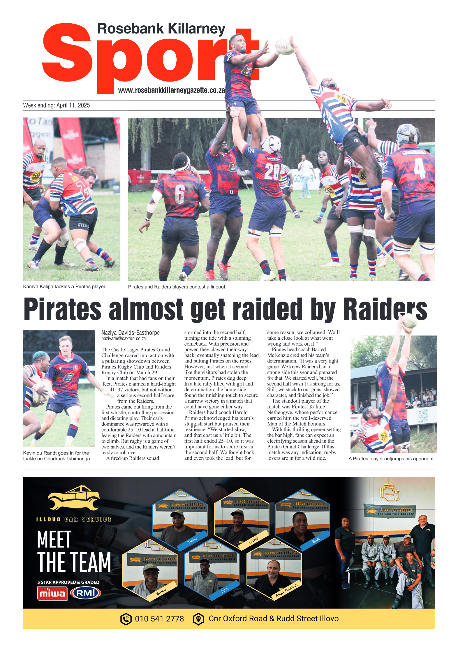 Rosebank Killarney Gazette 11 April 2025 page 8