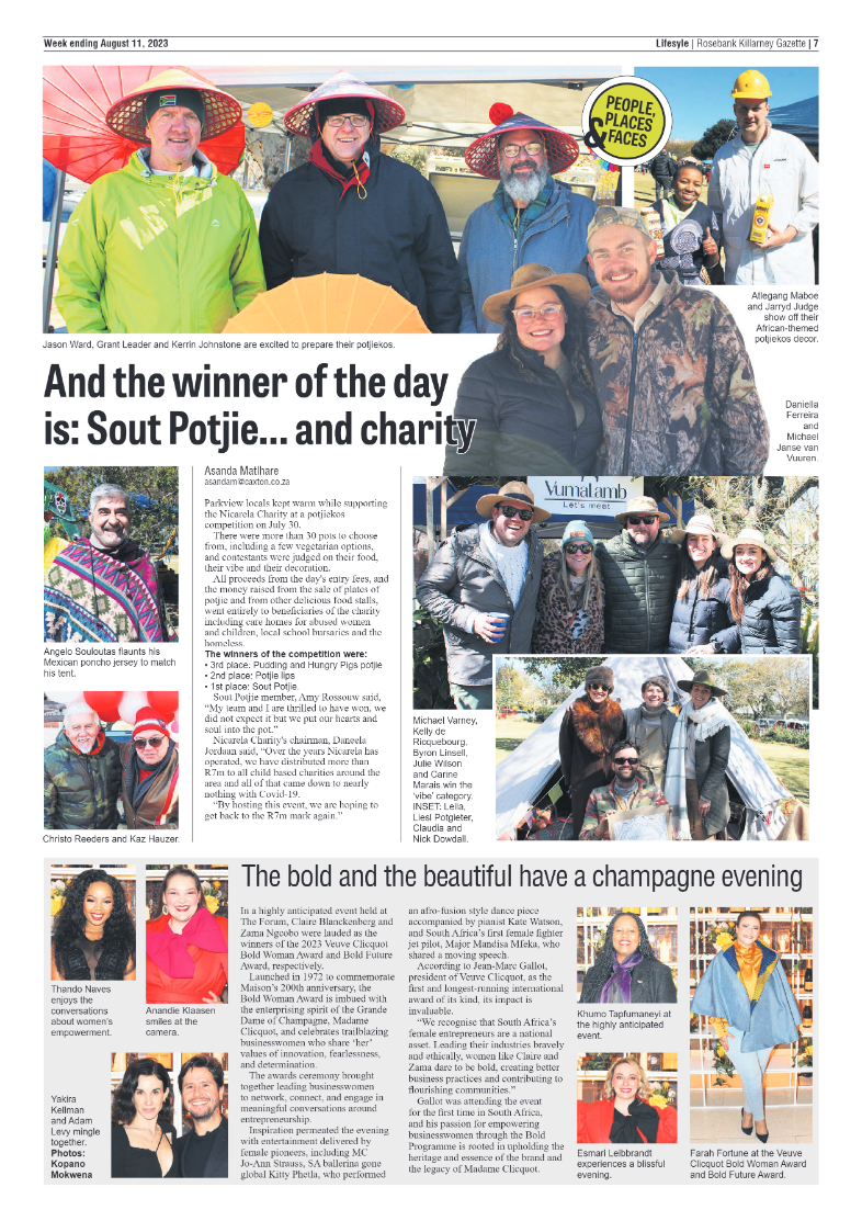 Rosebank Killarney Gazette 11 Aug 2023 page 7