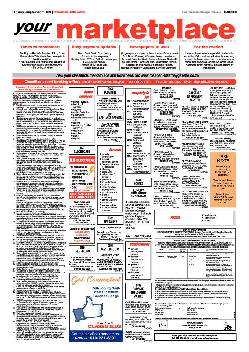 Rosebank Killarney Gazette 11 February 2022 page 10