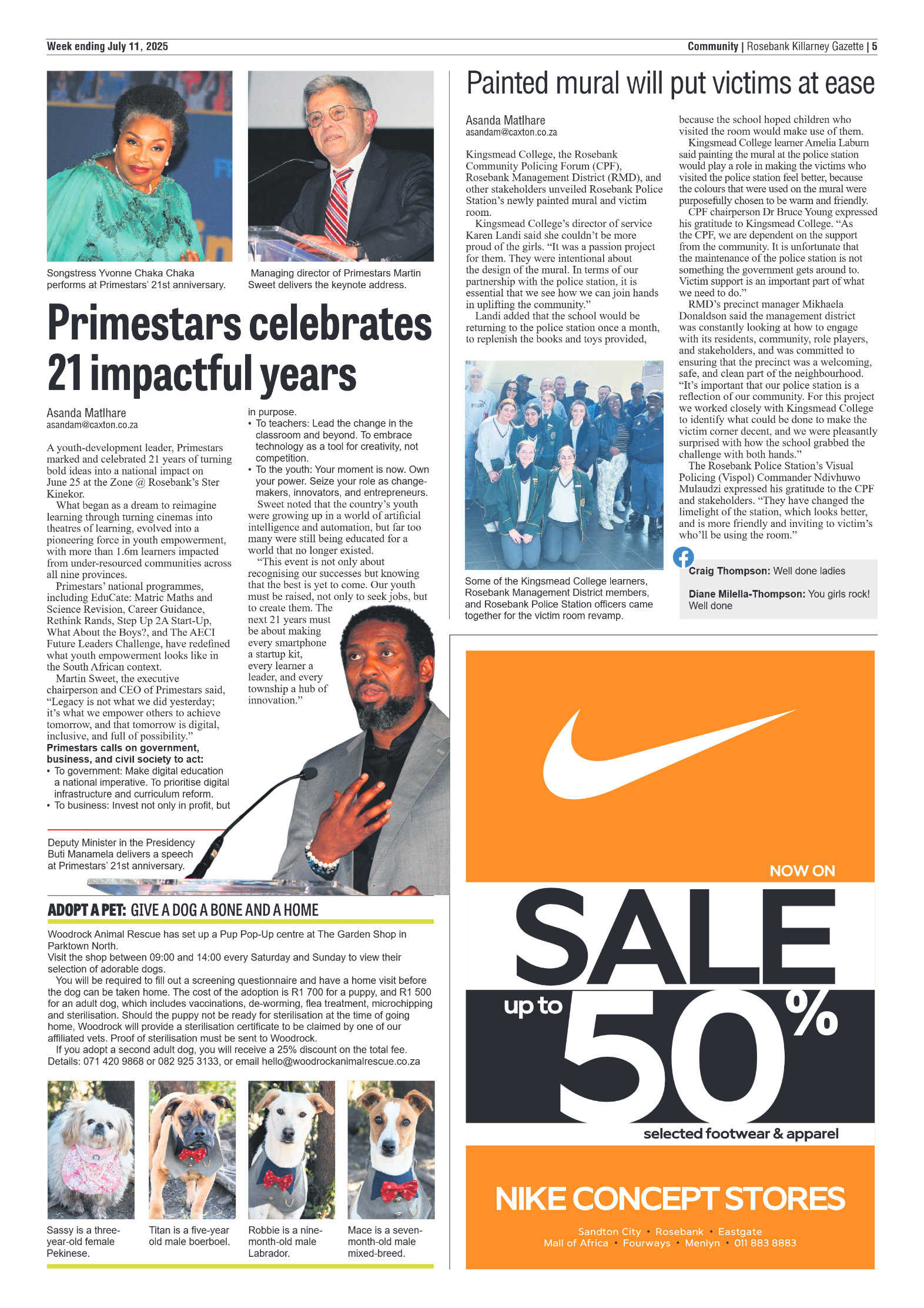 Rosebank Killarney Gazette 11 July 2025 page 5