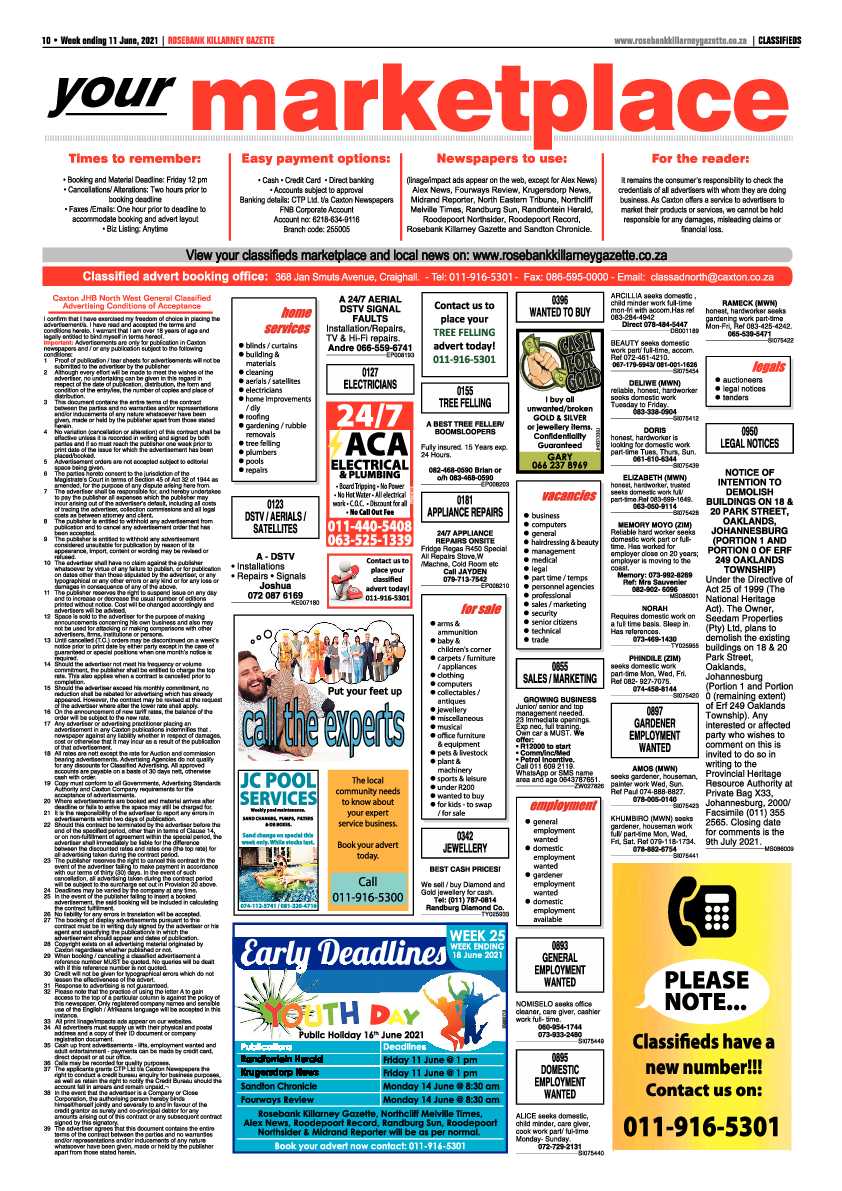 Rosebank Killarney Gazette 11 June 2021 page 10
