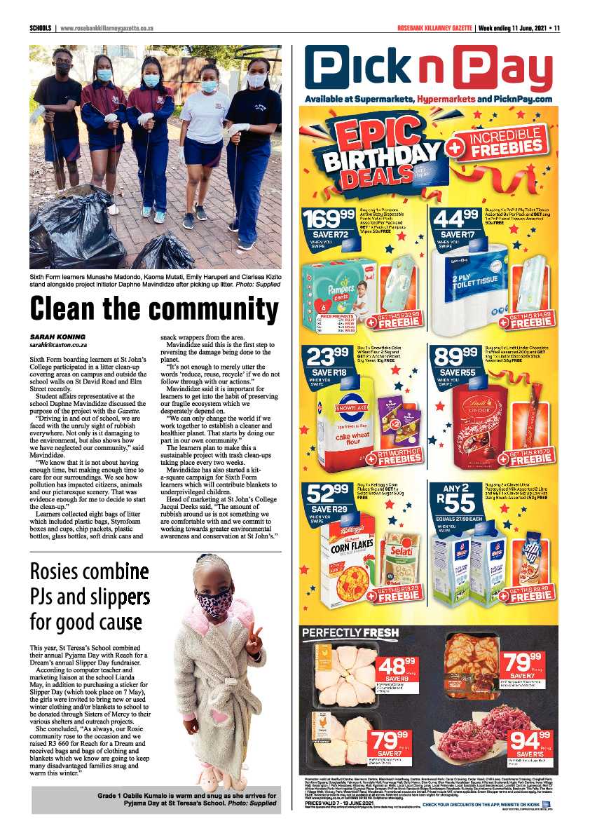 Rosebank Killarney Gazette 11 June 2021 page 11