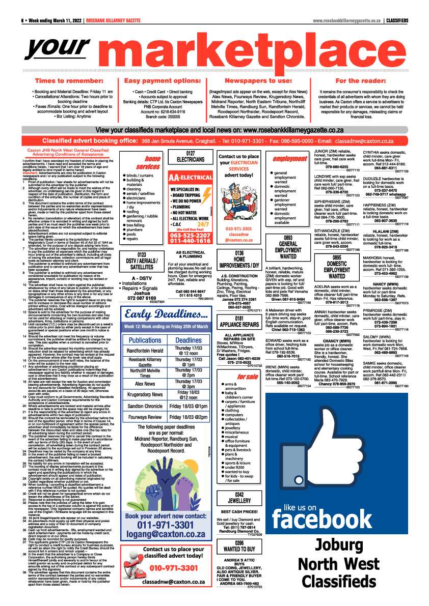 Rosebank Killarney Gazette 11 March 2022 page 6