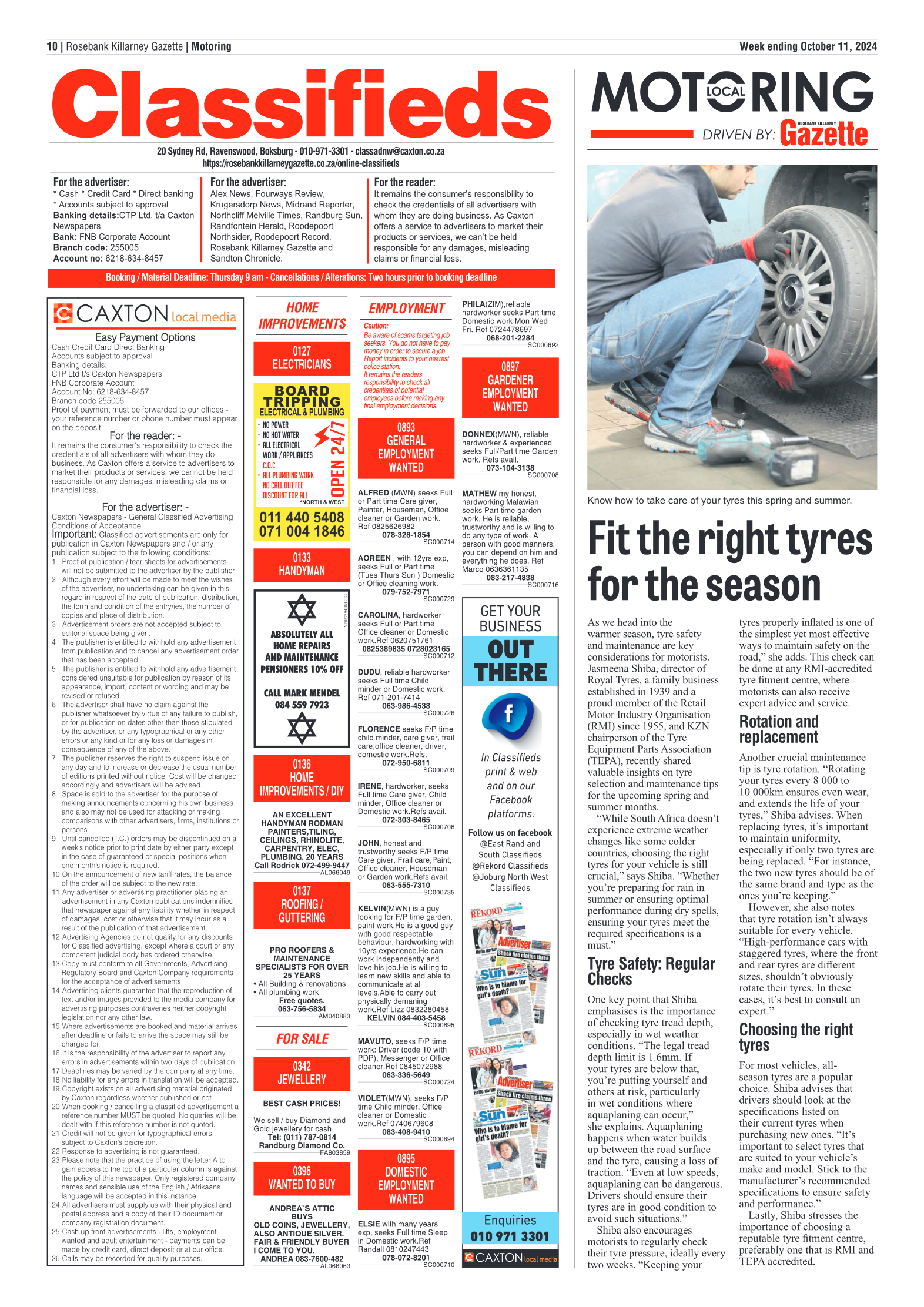 Rosebank Killarney Gazette 11 October 2024 page 10