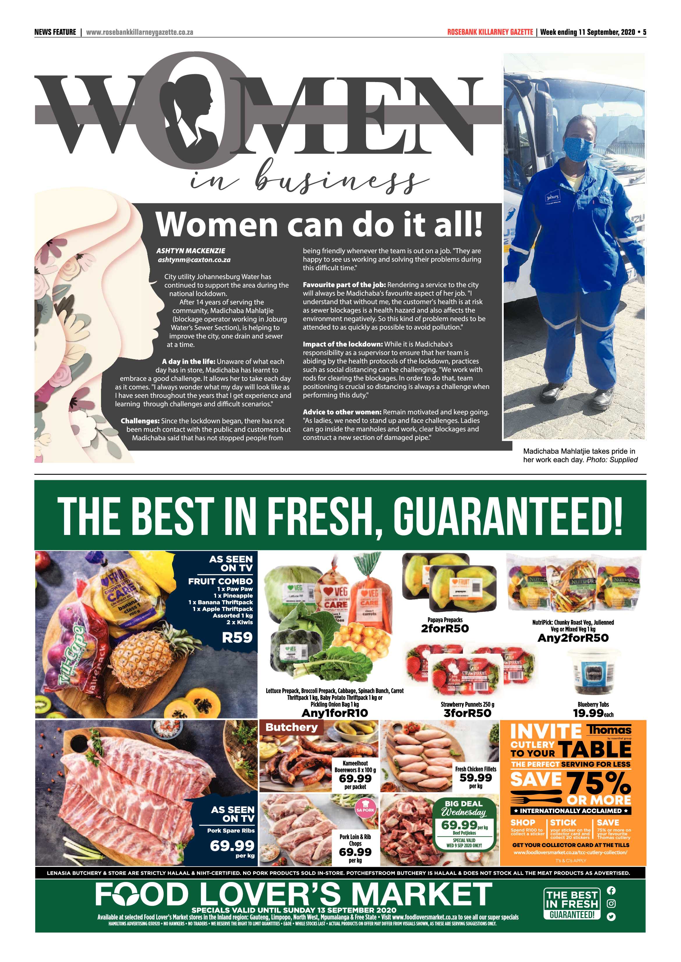Rosebank Killarney Gazette 11 September 2020 page 5