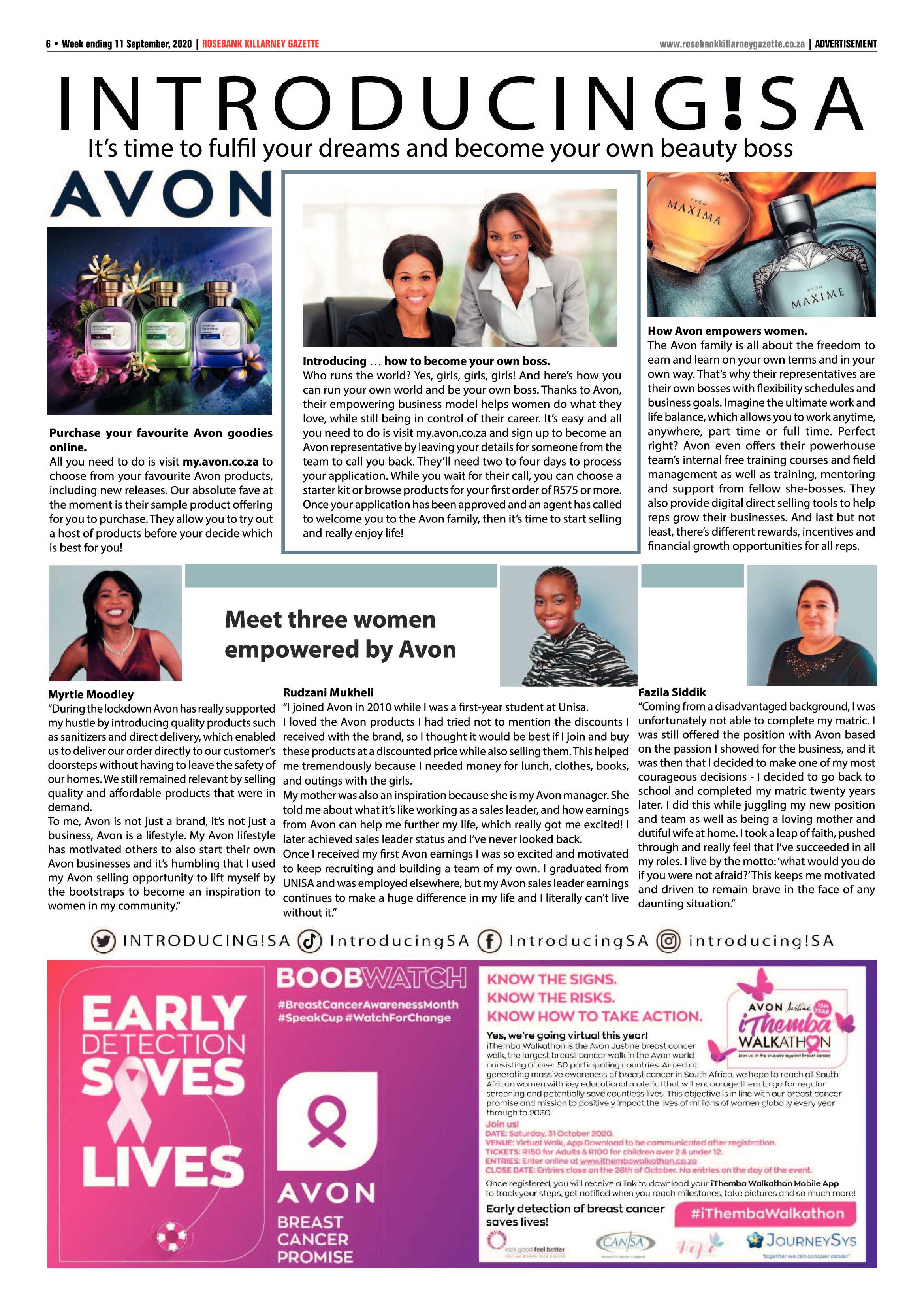 Rosebank Killarney Gazette 11 September 2020 page 6