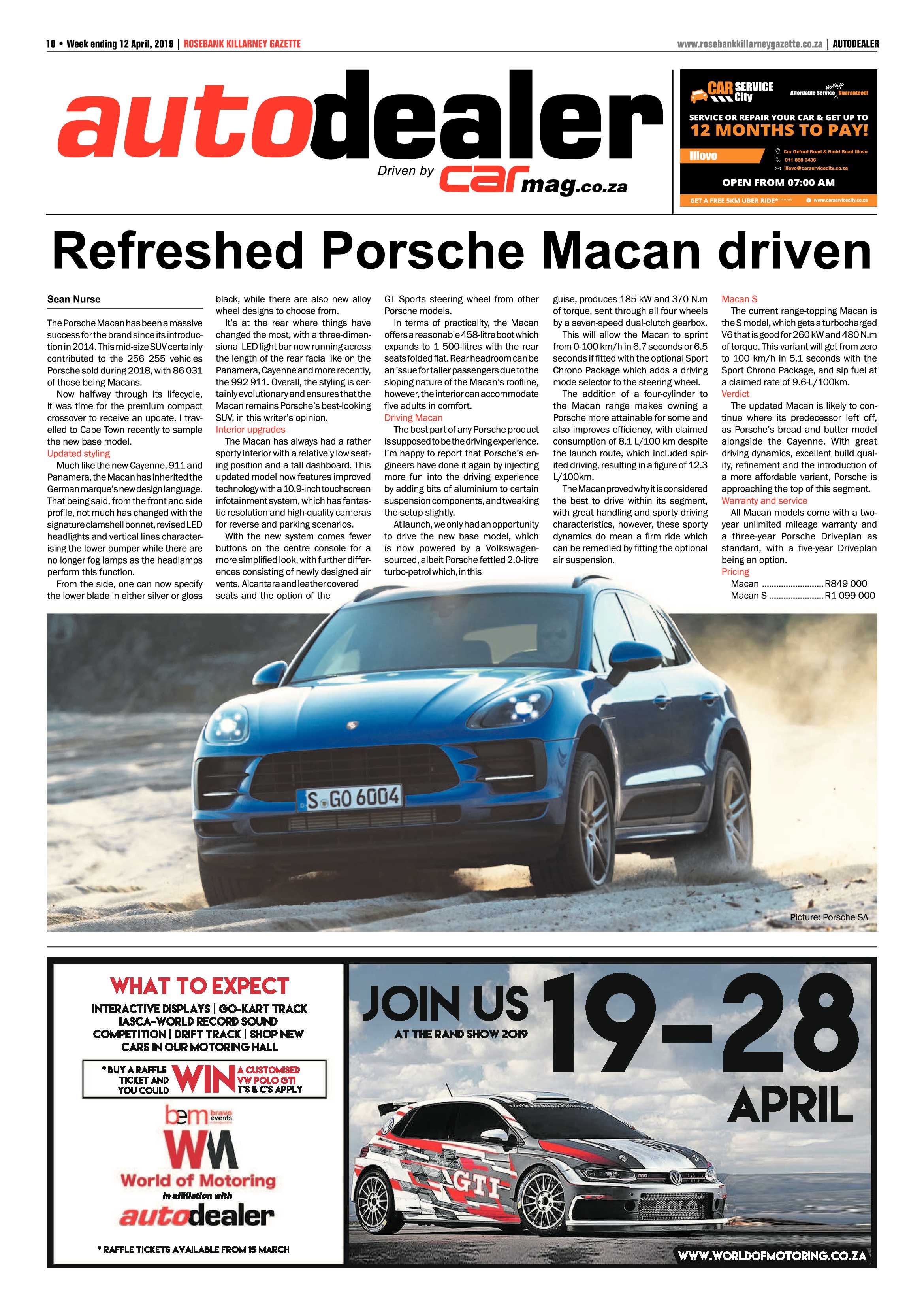 Rosebank Killarney Gazette 12 April, 2019 page 11