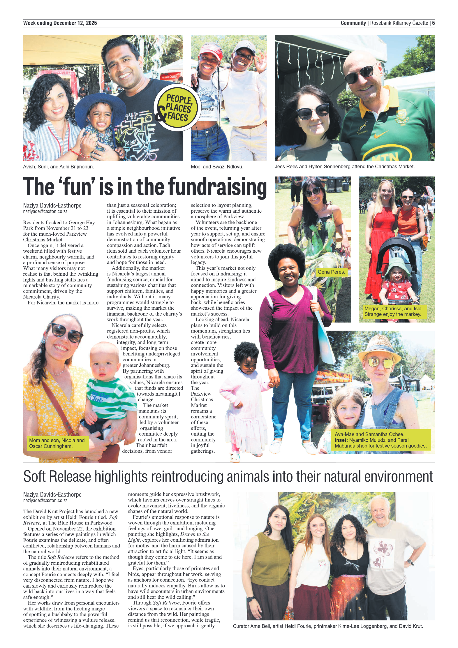 Rosebank Killarney Gazette 12 December 2025 page 5