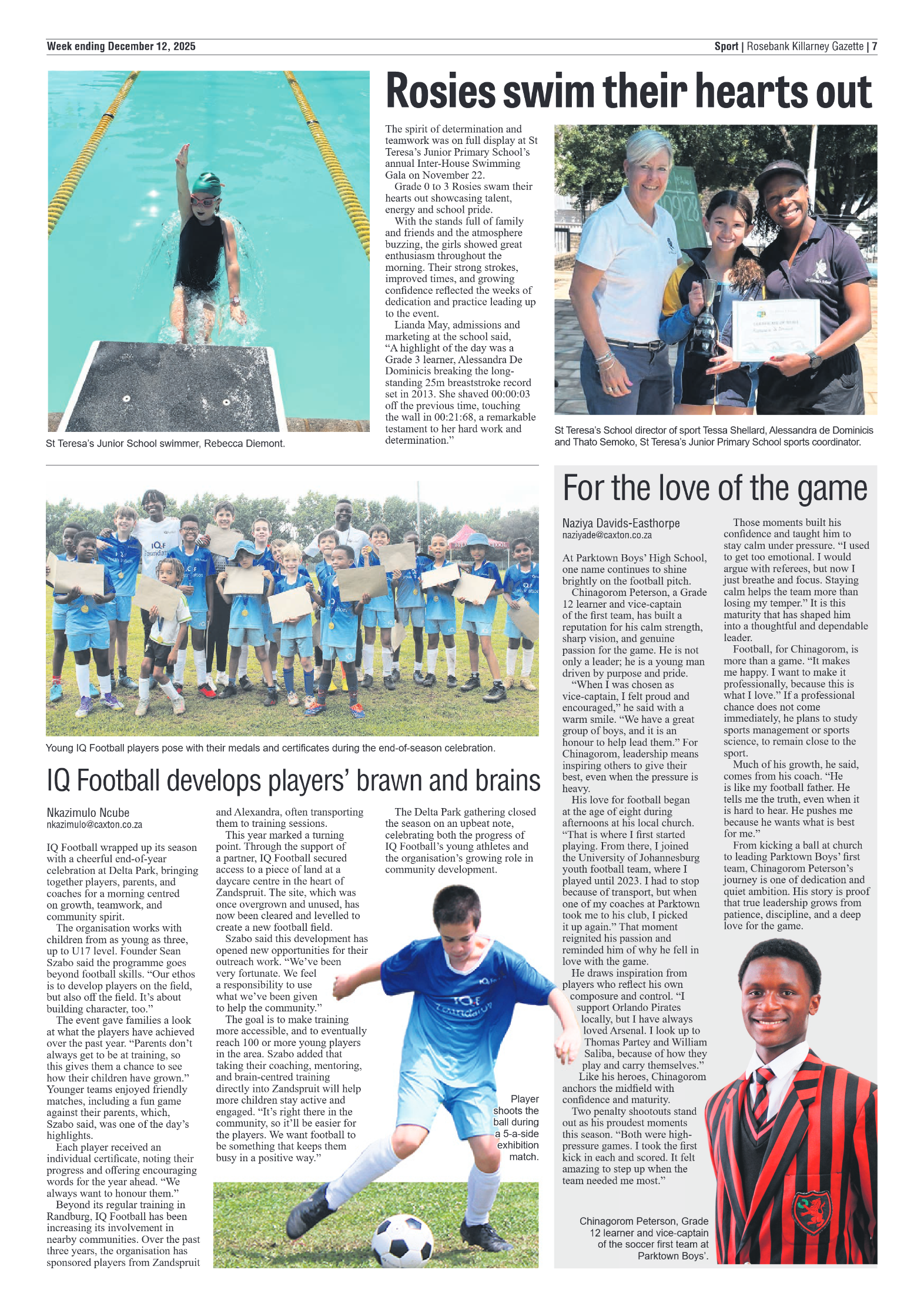 Rosebank Killarney Gazette 12 December 2025 page 7