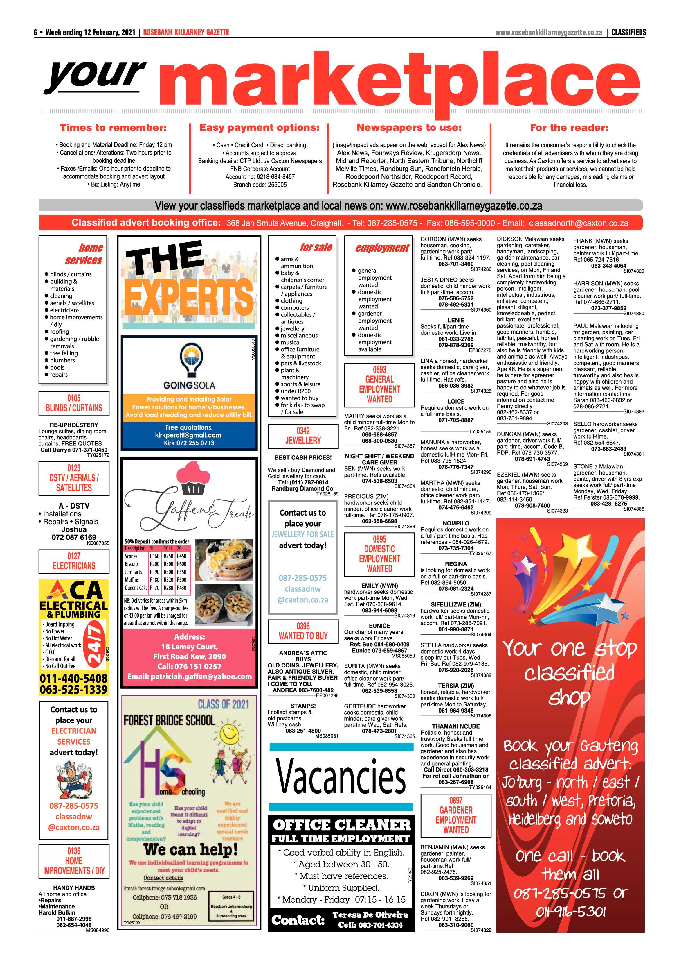 Rosebank Killarney Gazette 12 February 2021 page 6