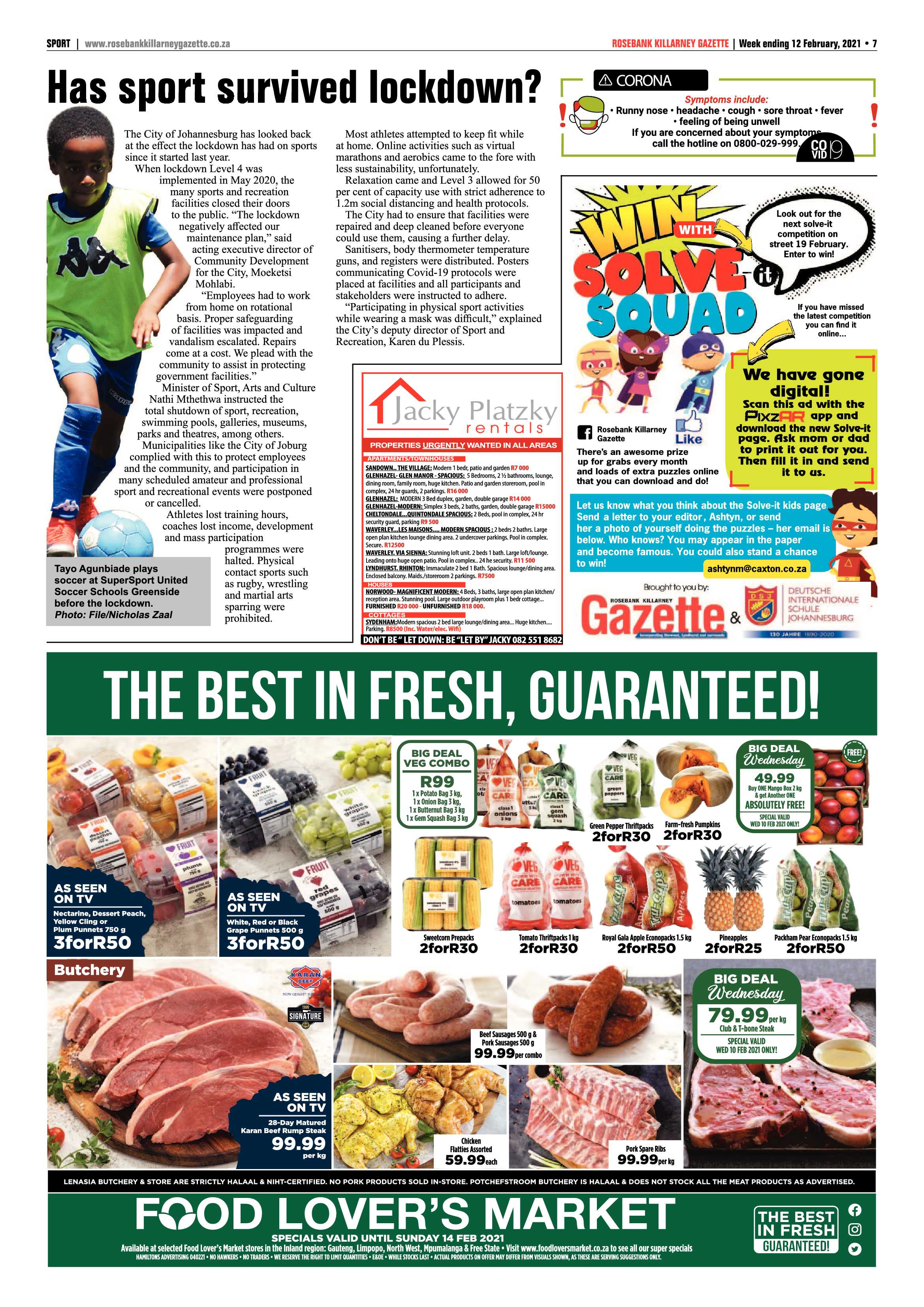 Rosebank Killarney Gazette 12 February 2021 page 7