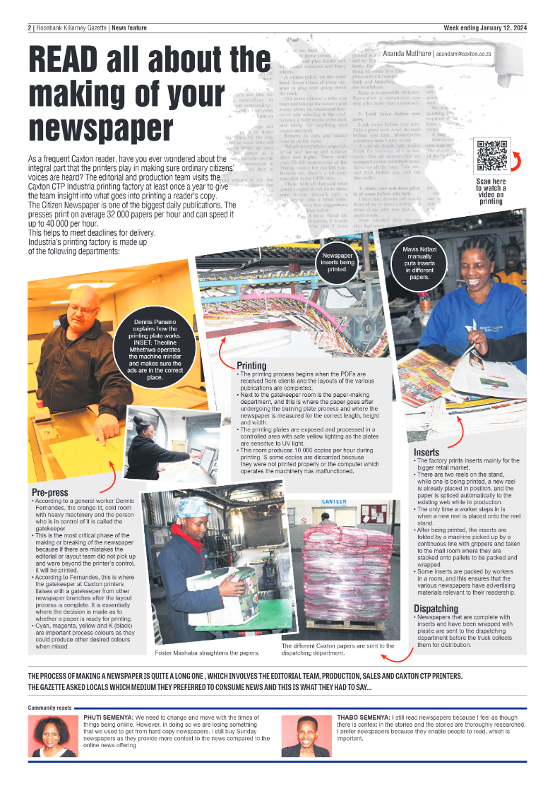 Rosebank Killarney Gazette 12 January 2024 page 2