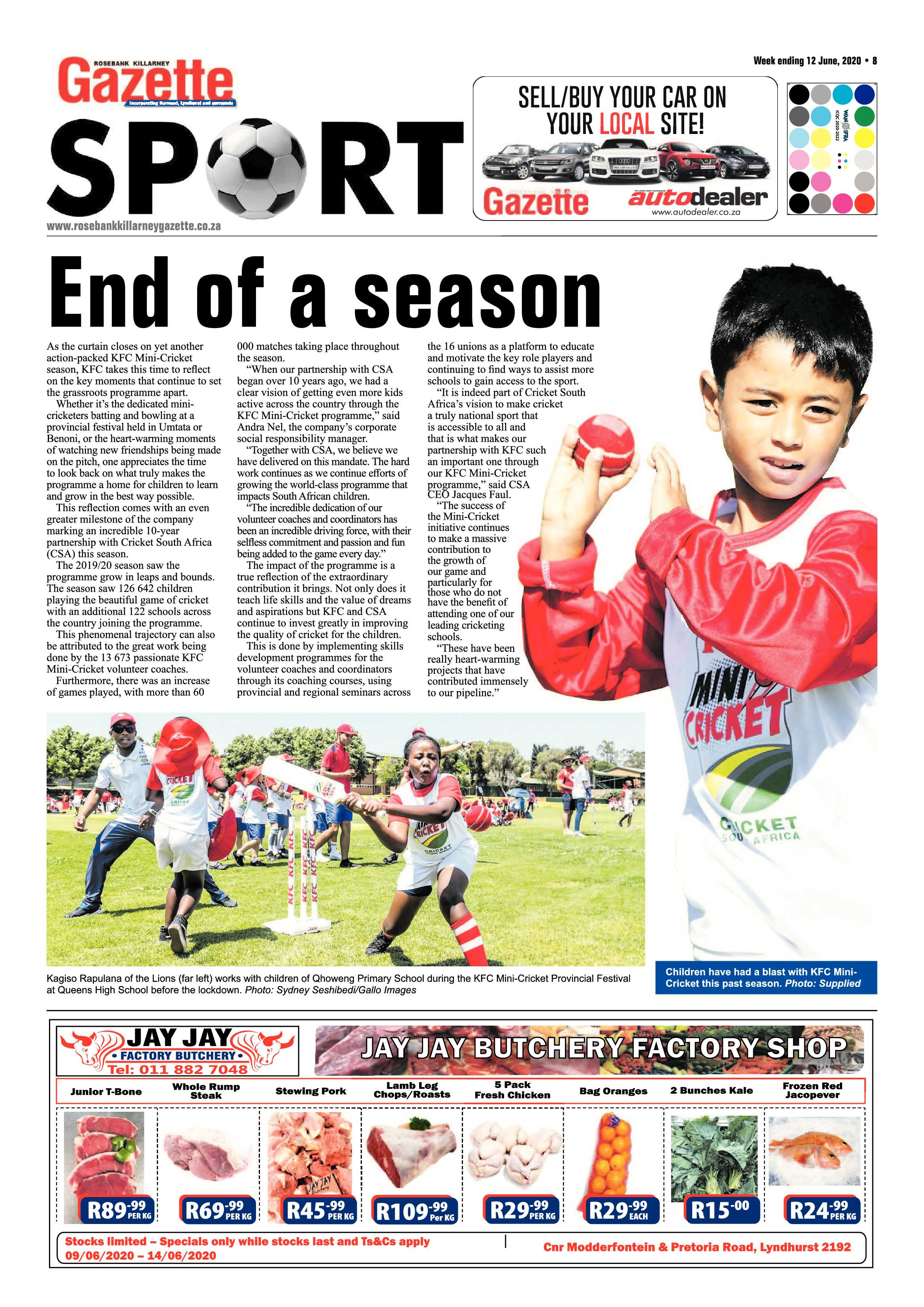 Rosebank Killarney Gazette 12 June 2020 page 8