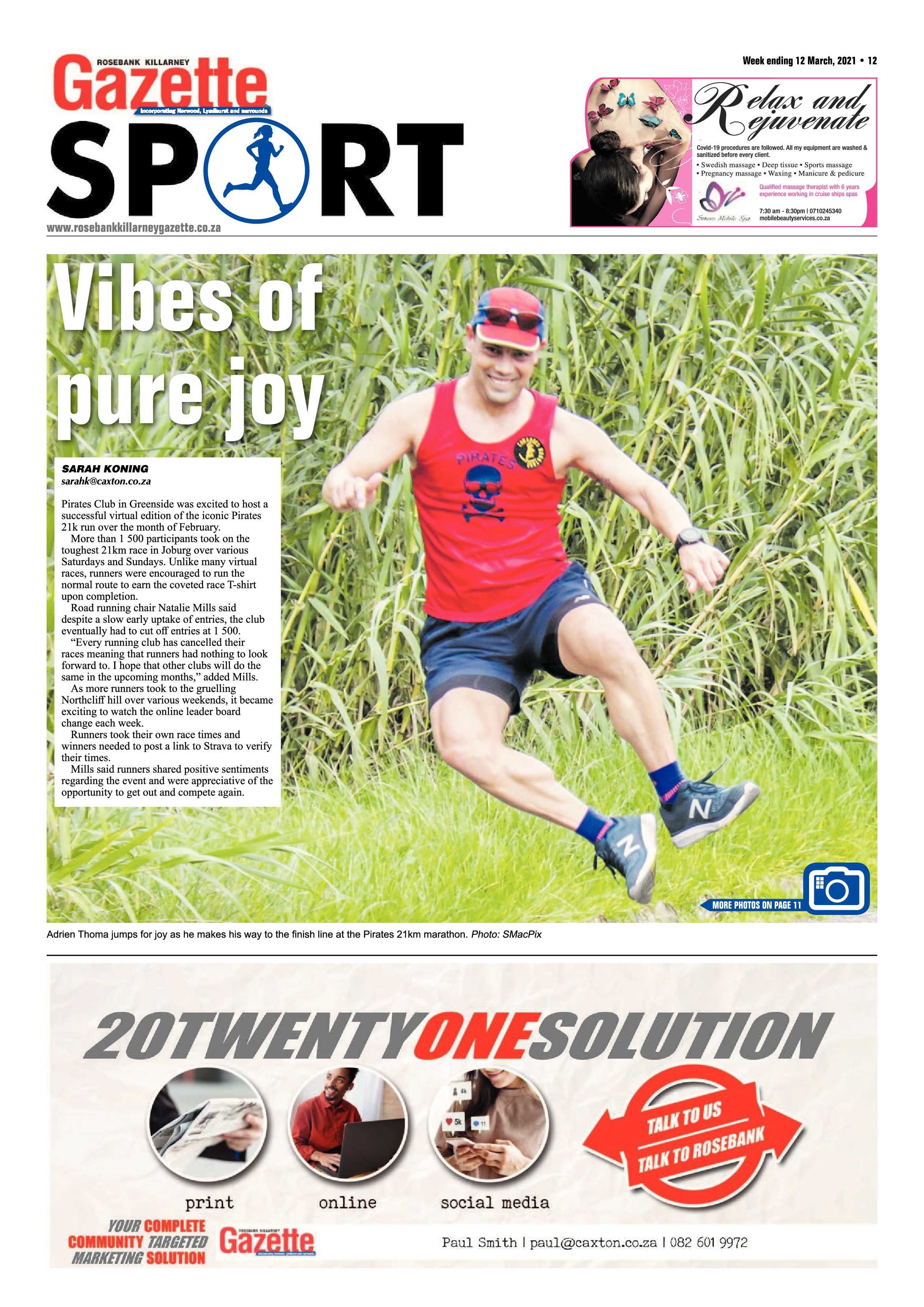 Rosebank Killarney Gazette 12 March 2021 page 12