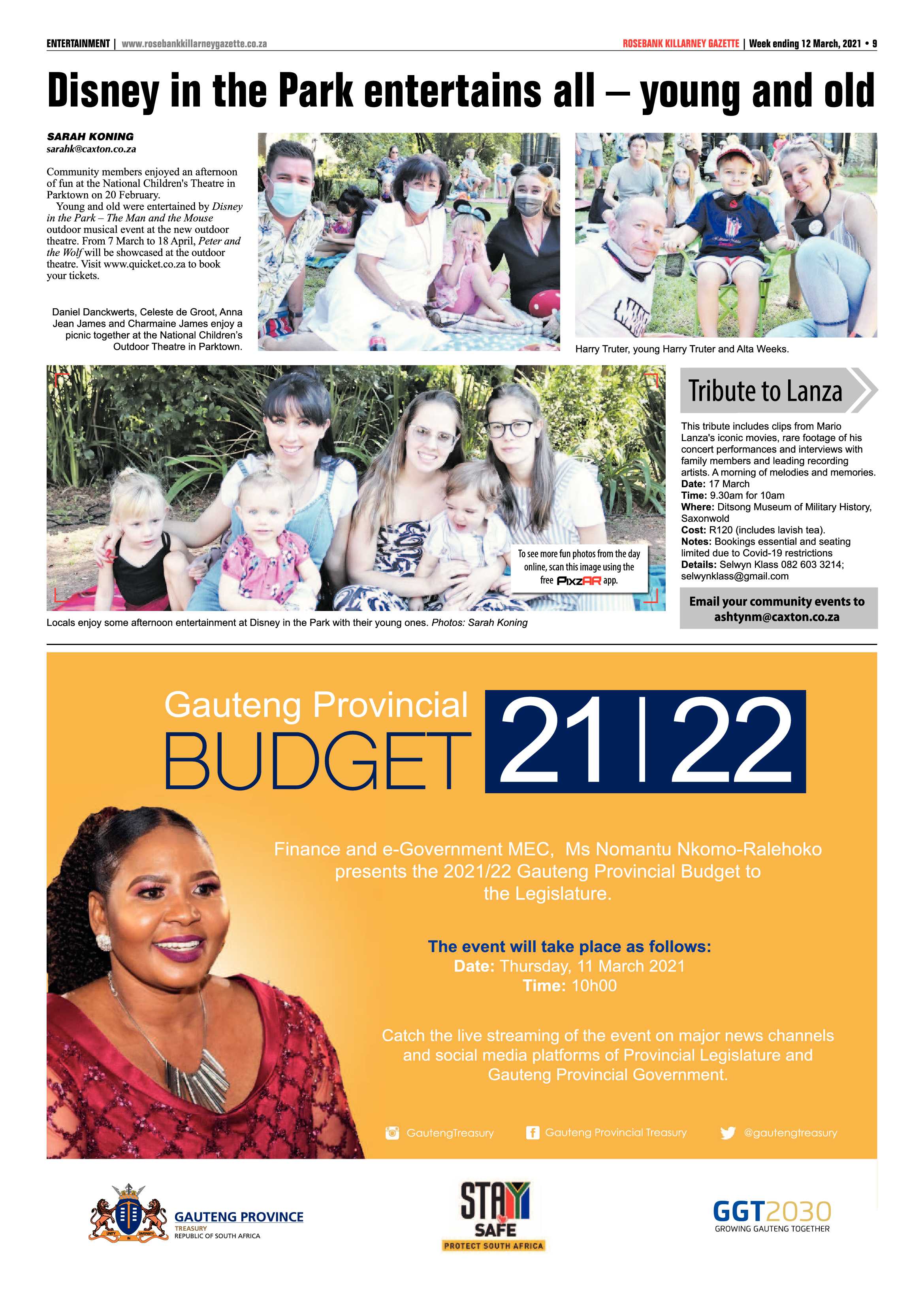 Rosebank Killarney Gazette 12 March 2021 page 9