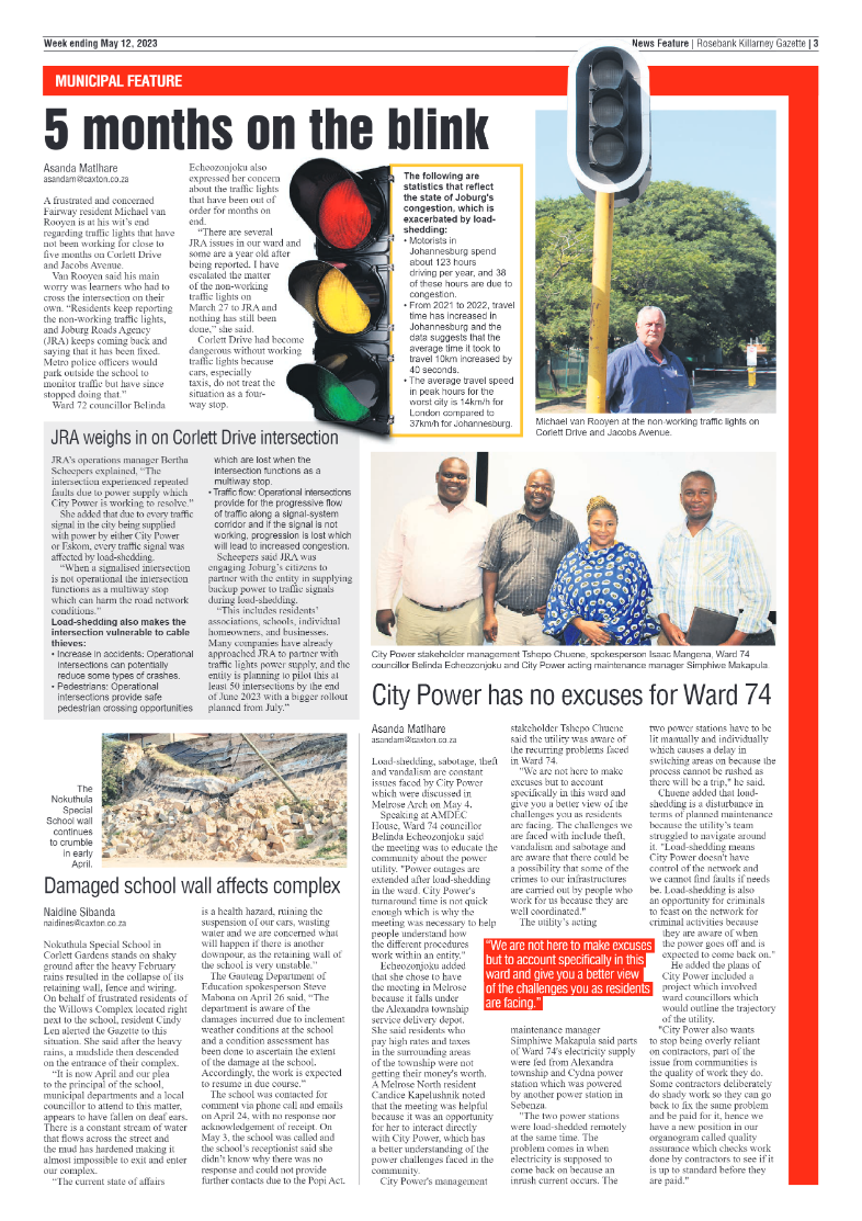 Rosebank Killarney Gazette 12 May 2023 page 3