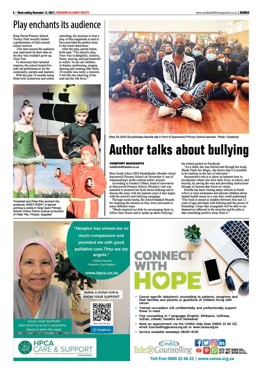Rosebank Killarney Gazette 12 November 2021 page 10