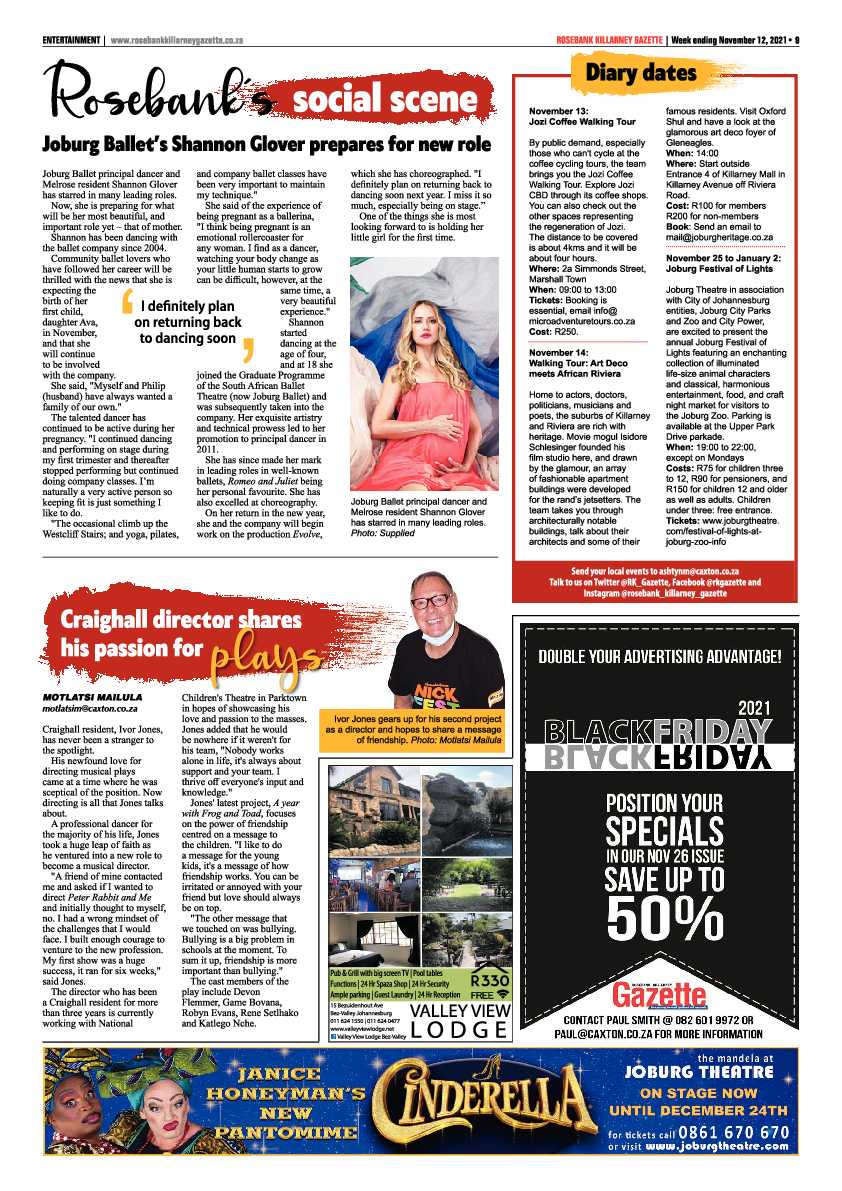Rosebank Killarney Gazette 12 November 2021 page 11