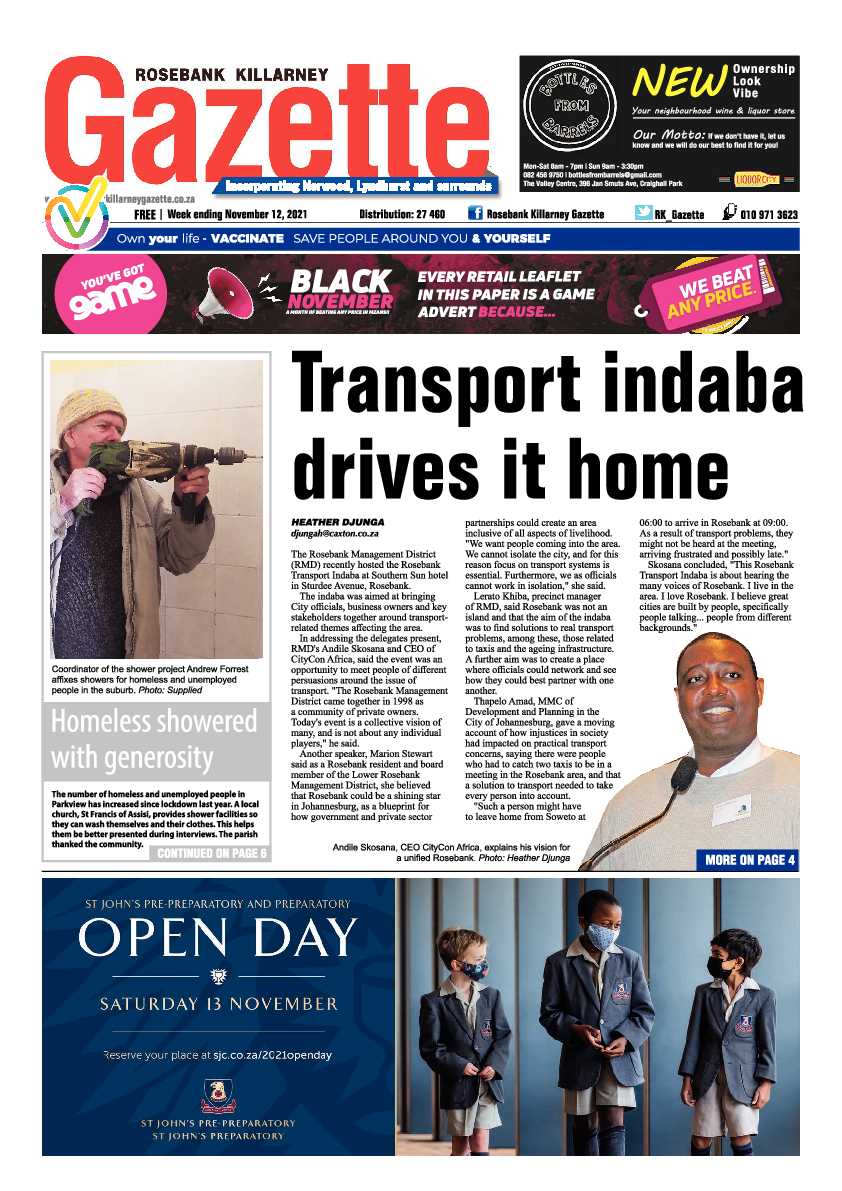 Rosebank Killarney Gazette 12 November 2021 page 3