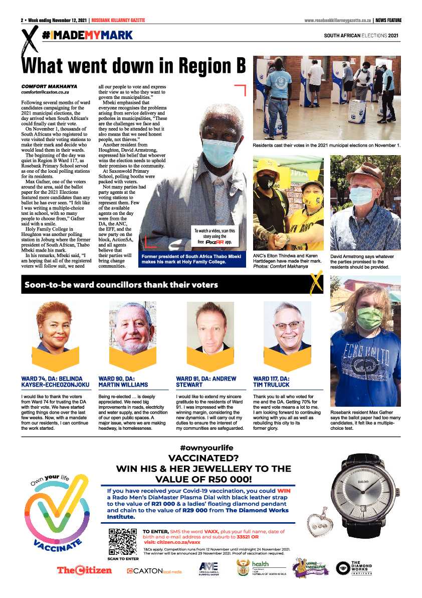 Rosebank Killarney Gazette 12 November 2021 page 4