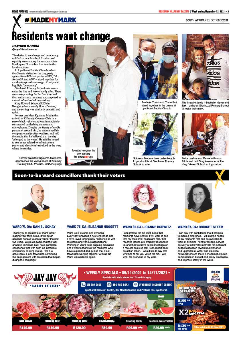 Rosebank Killarney Gazette 12 November 2021 page 5