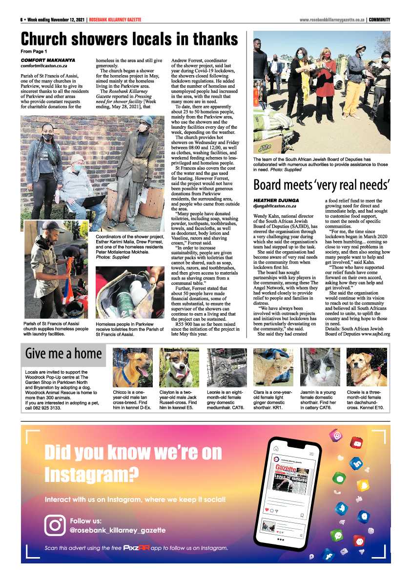 Rosebank Killarney Gazette 12 November 2021 page 8
