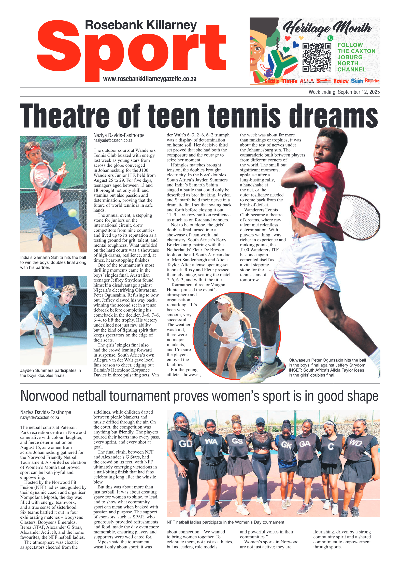 Rosebank Killarney Gazette 12 September 2025 page 8